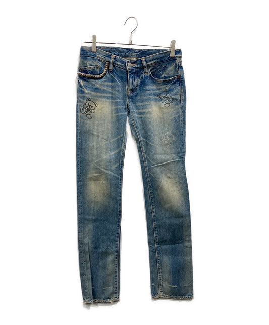 [Pre-owned] Hysteric Glamour Studded denim pants 2AP-6563