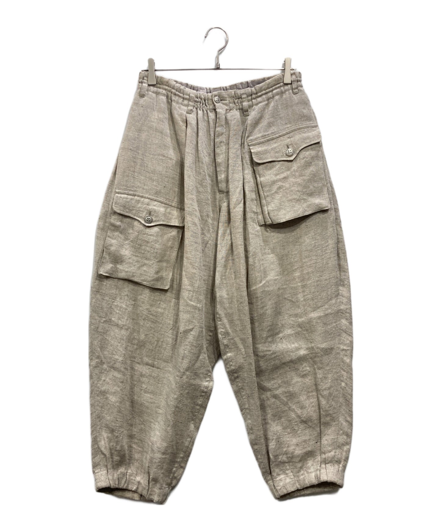 [Pre-owned] Yohji Yamamoto pour homme linen cargo pants HD-P77-319