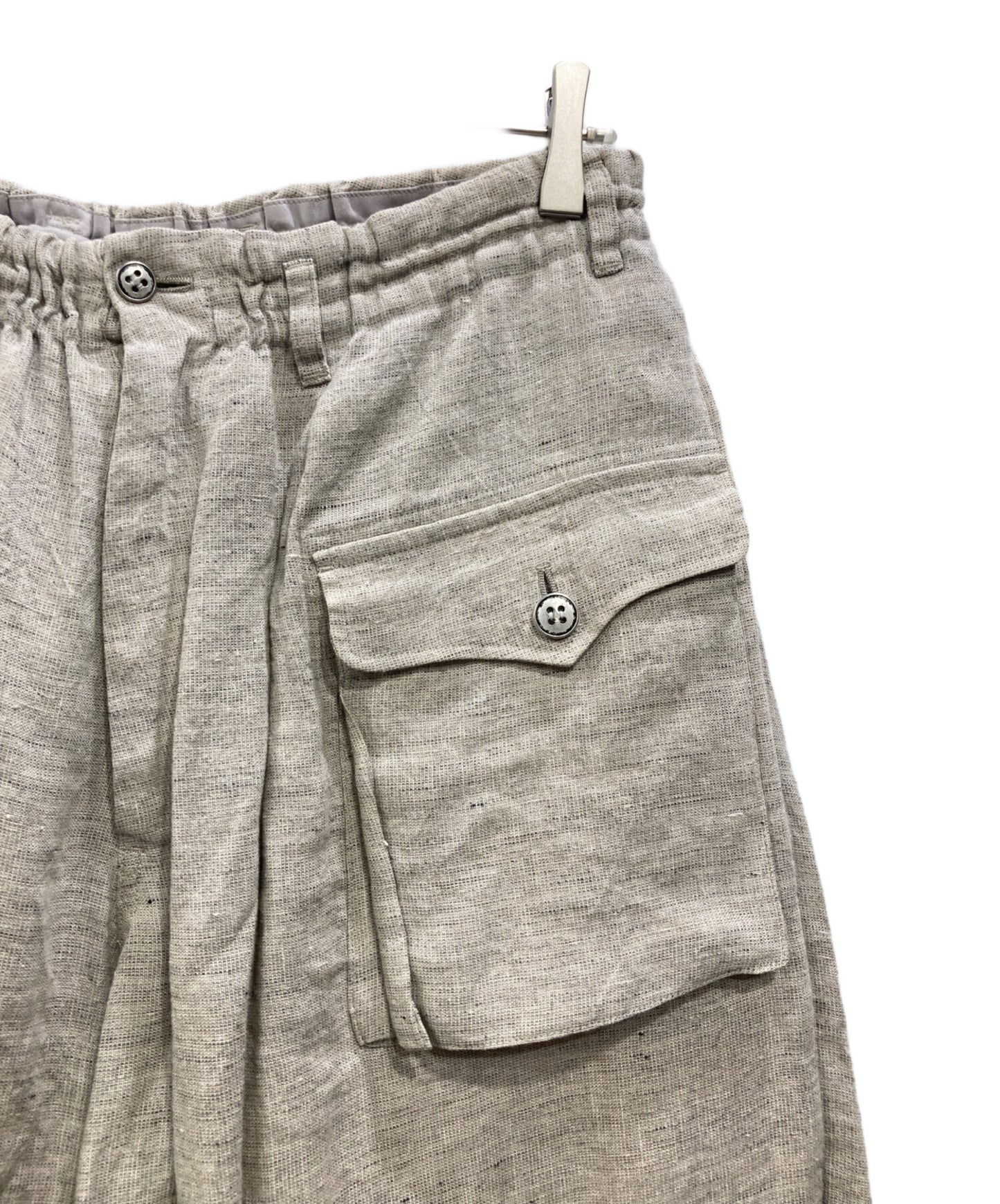 [Pre-owned] Yohji Yamamoto pour homme linen cargo pants HD-P77-319