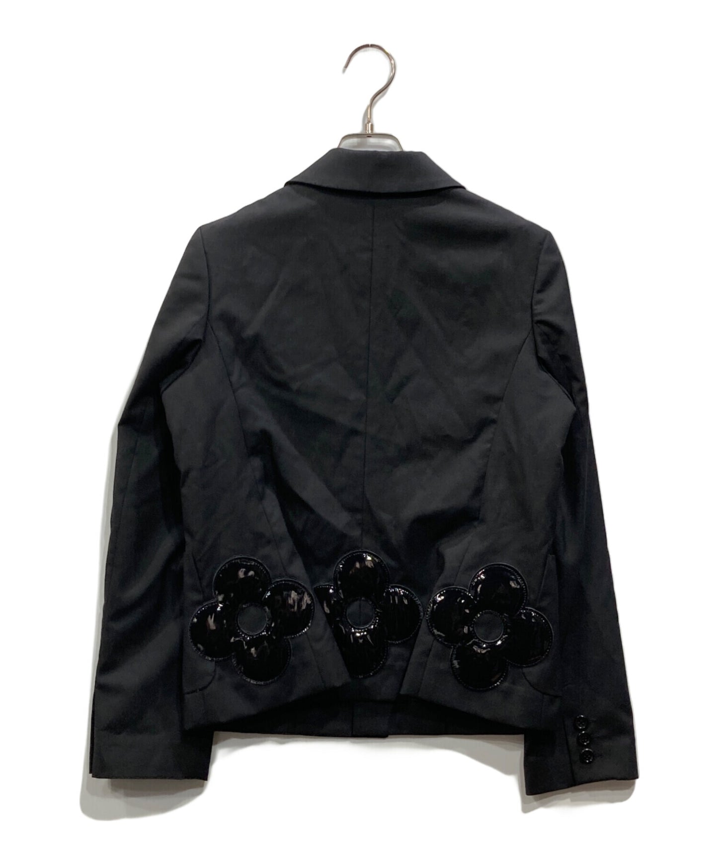 [Pre-owned] COMME des GARCONS GIRL Round Collar Floral Design Jacket NQ-J002