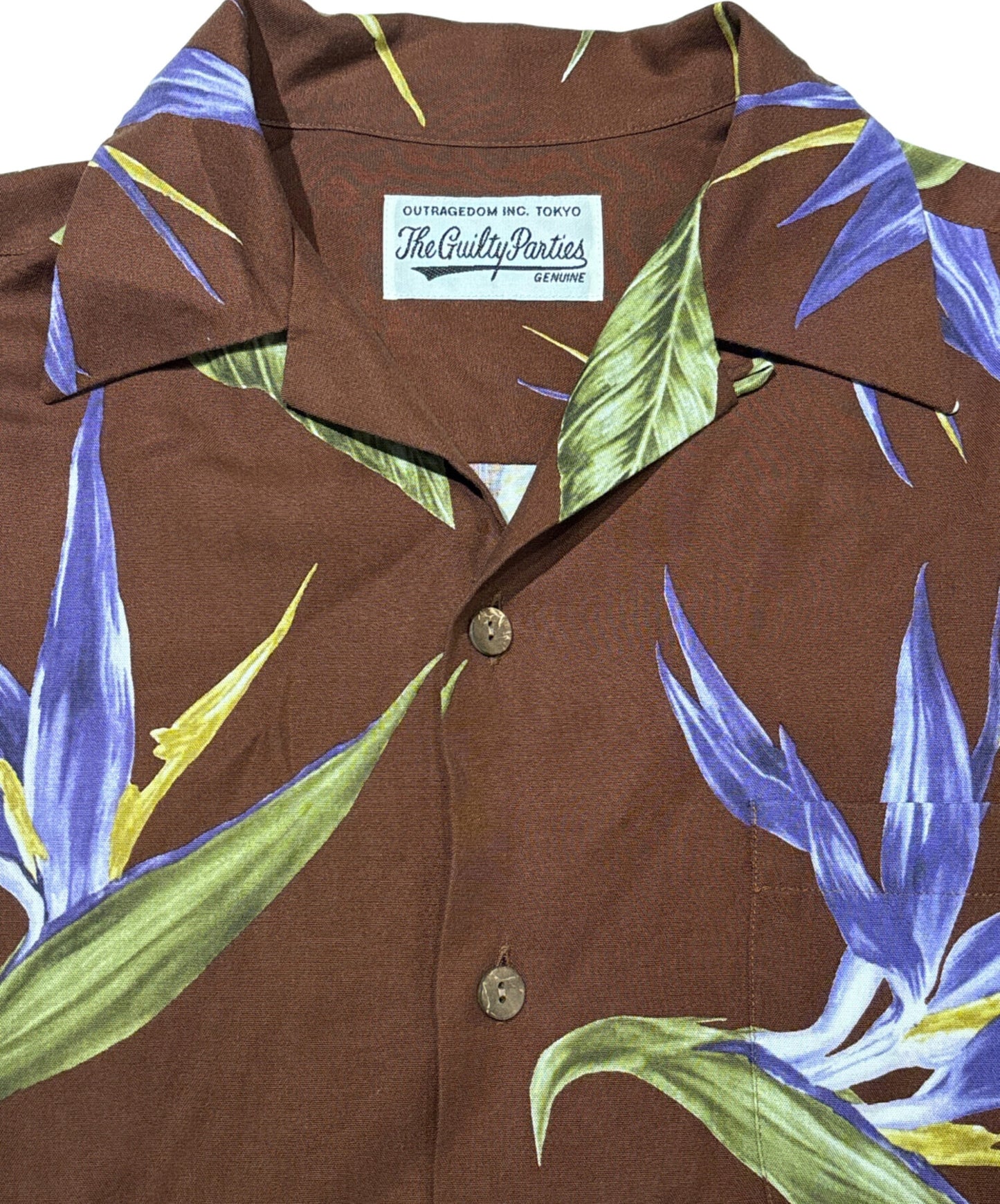 [Pre-owned] WACKO MARIA BIRD OF PARADISE S/S HAWAIIAN SHIRT