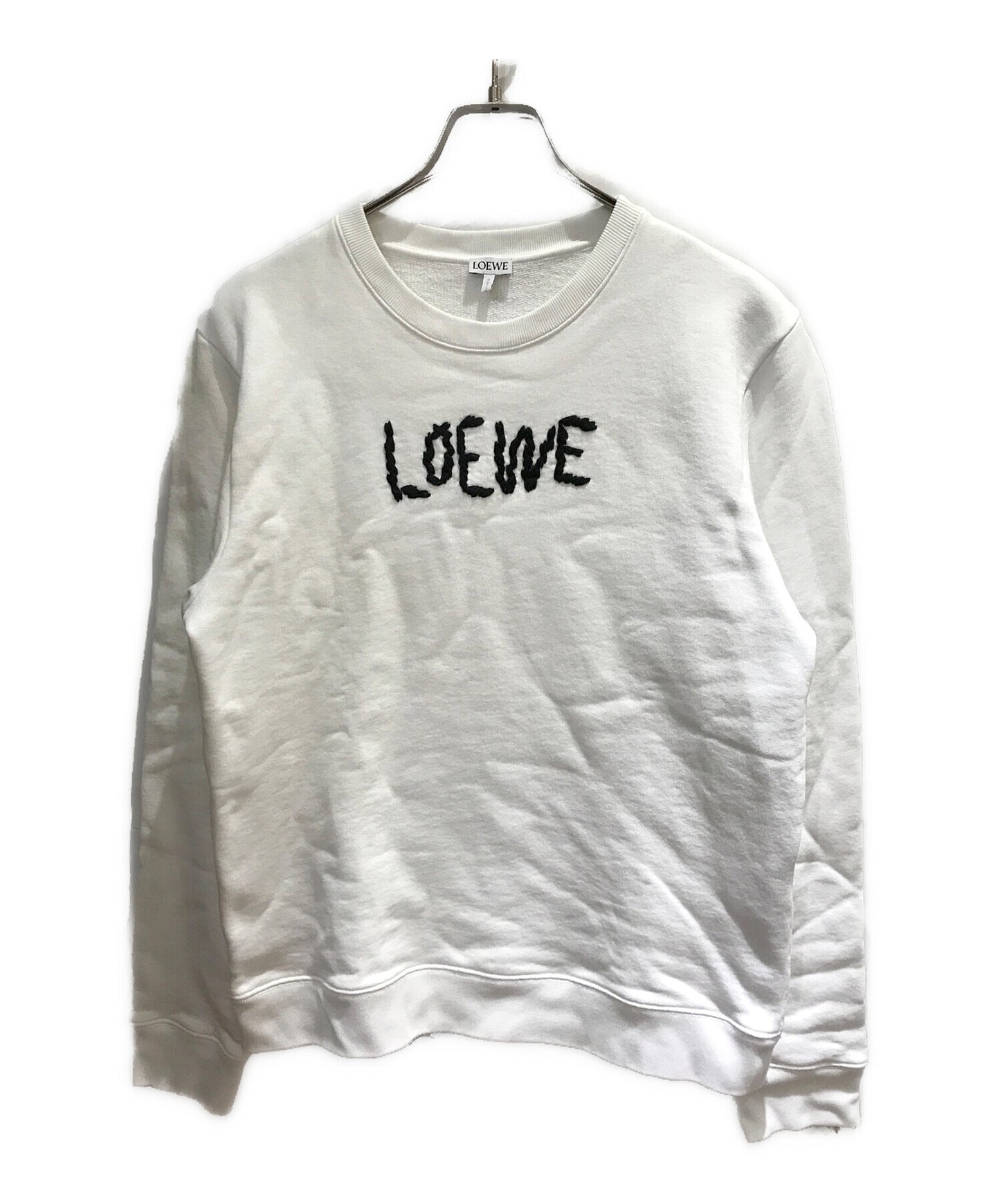 [Pre-owned] LOEWE Embroidered Crew Neck Logo Embroidered Sweatshirt H526Y24J11