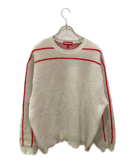 [Pre-owned] SUPREME back stripe sweater