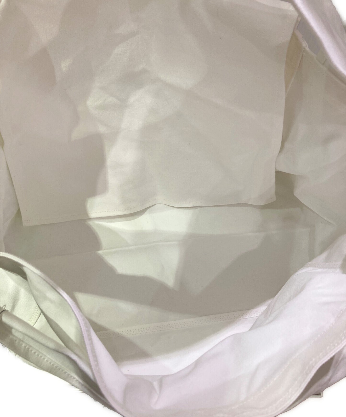 [Pre-owned] COMME des GARCONS SHIRT Cotton Canvas Logo Print Bag FK-K202-S23