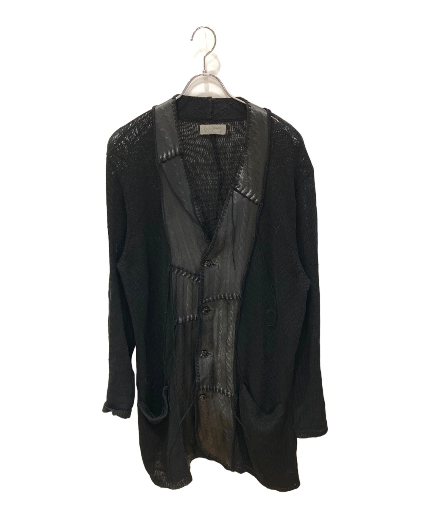 [Pre-owned] Yohji Yamamoto pour homme Bonding Leather Hagi Cardigan HH-K72-871
