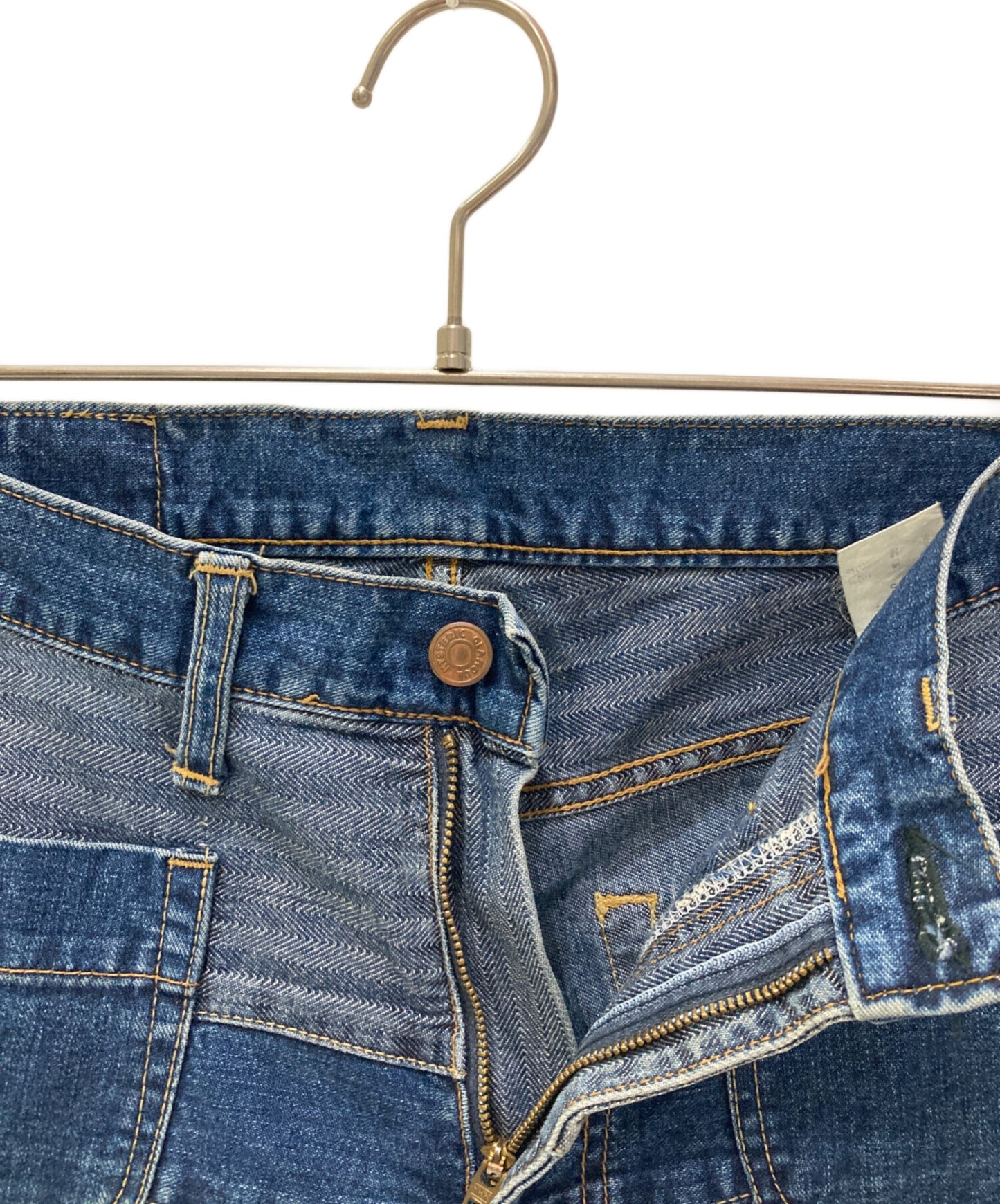 [Pre-owned] Hysteric Glamour Split Split Sea Snake Flared Denim Pants 2AP-9631