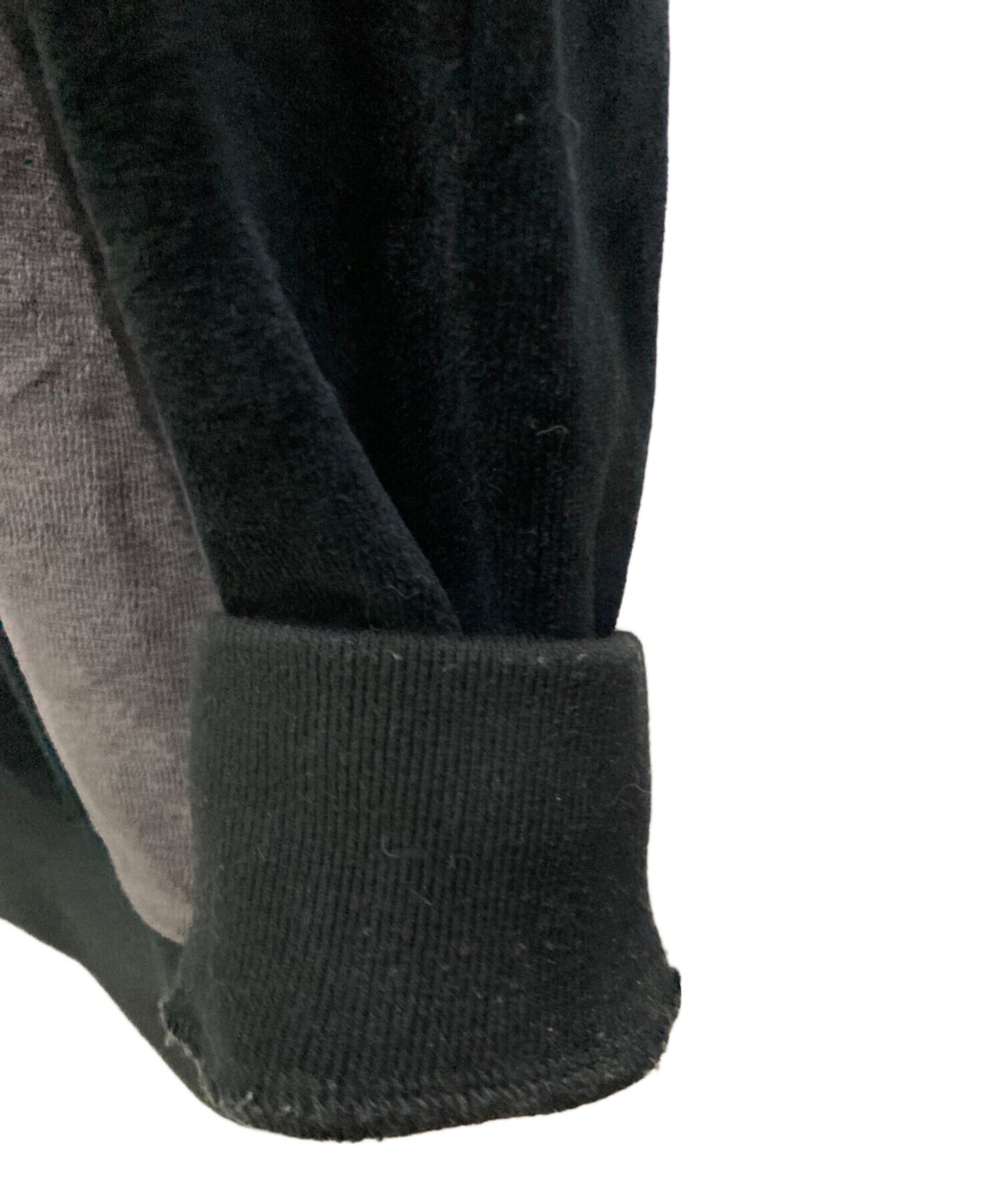 [Pre-owned] SUPREME Panel velour long sleeve polo shirt