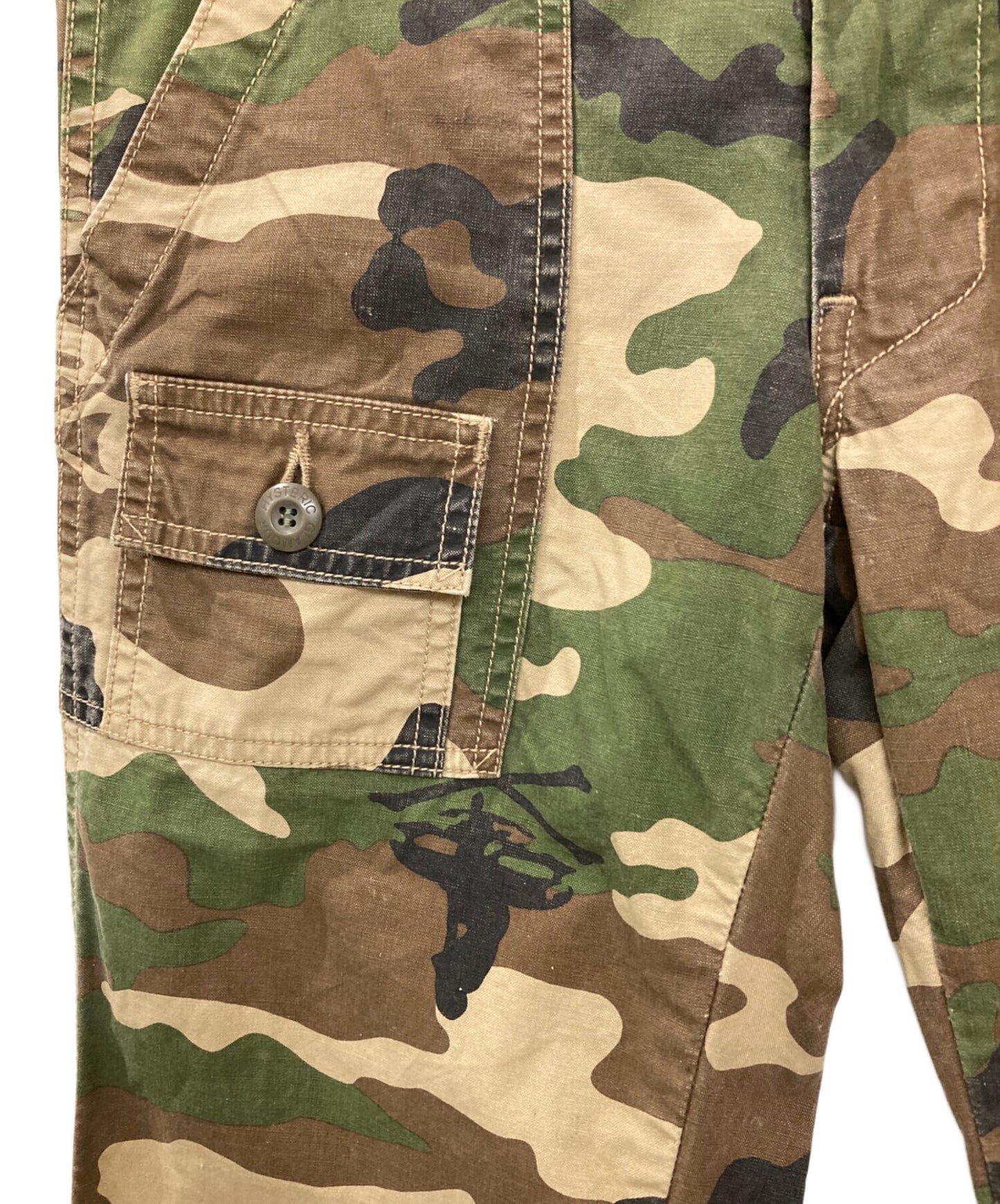 [Pre-owned] Hysteric Glamour Bone Girl Print Camouflage Pants