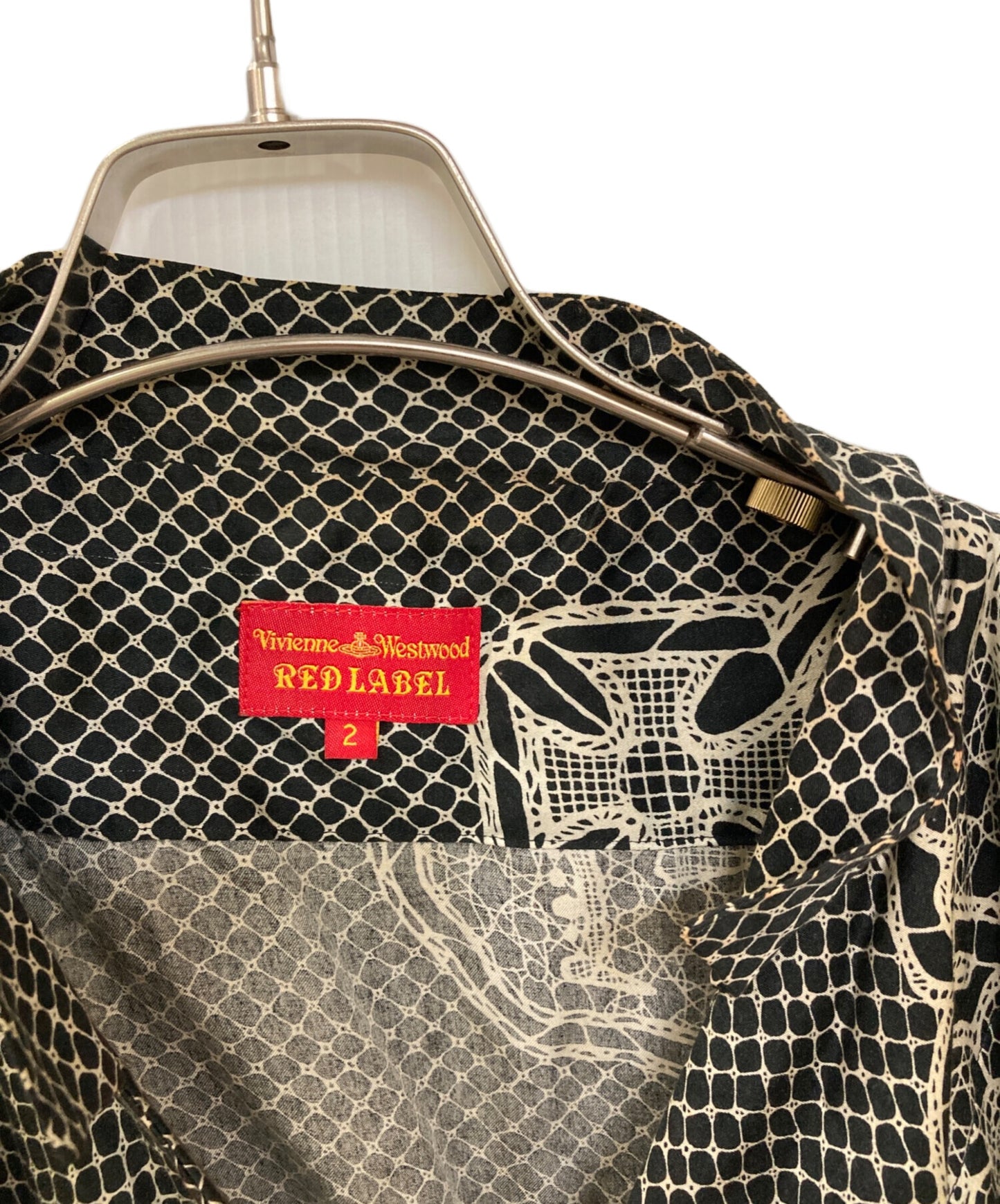 [Pre-owned] Vivienne Westwood RED LABEL Skull all-over patterned deformed dress