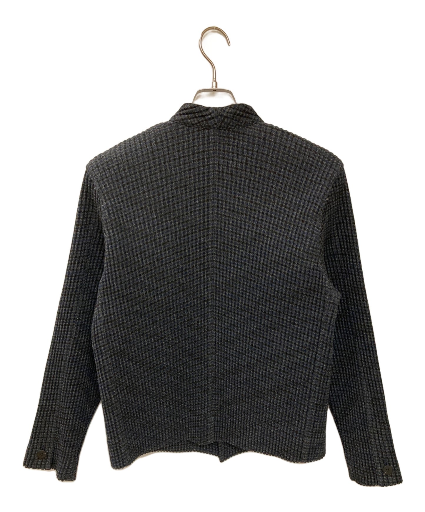 [Pre-owned] HOMME PLISSE ISSEY MIYAKE Pleated collarless jacket HOMME PLISSE ISSEY MIYAKE HP13FD317