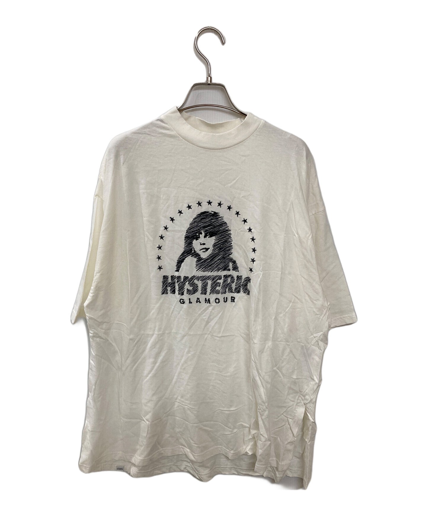 [Pre-owned] Hysteric Glamour Girl Embroidery Big Tee 01191CT01900