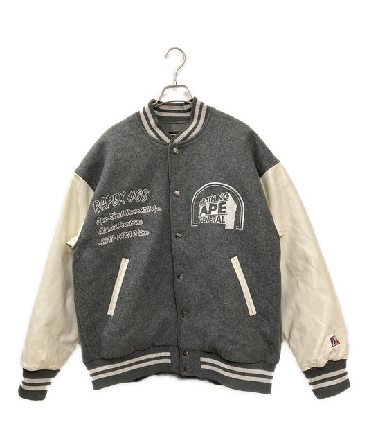 [Pre-owned] A BATHING APE MULTI LOGO VARSITY DOWN JACKET 0ZXDNM901441P
