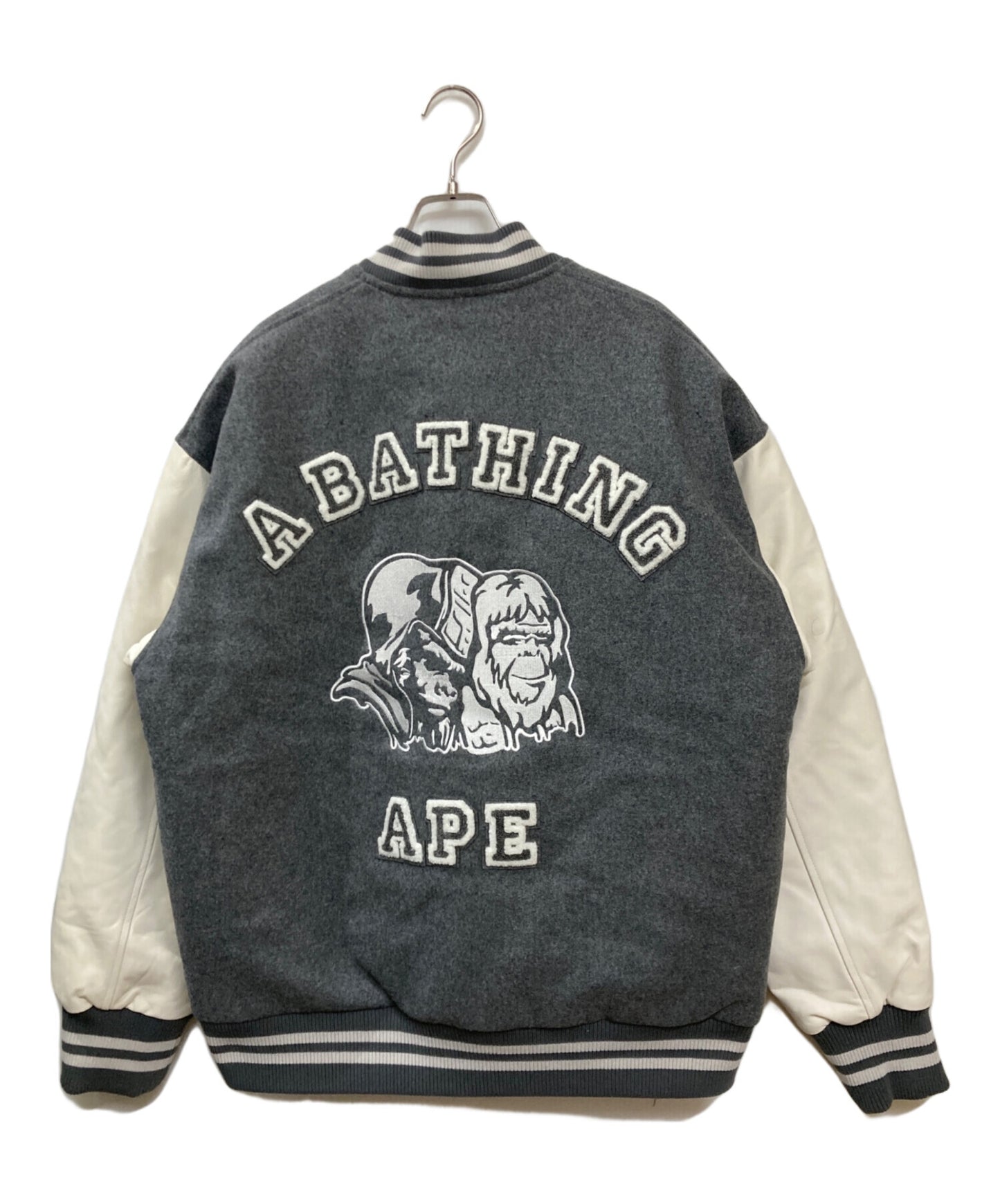 [Pre-owned] A BATHING APE MULTI LOGO VARSITY DOWN JACKET 0ZXDNM901441P