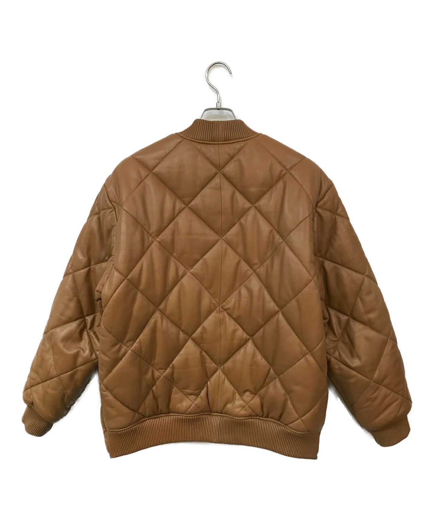 [Pre-owned] SUPREME Quilted Leather Work Jacket