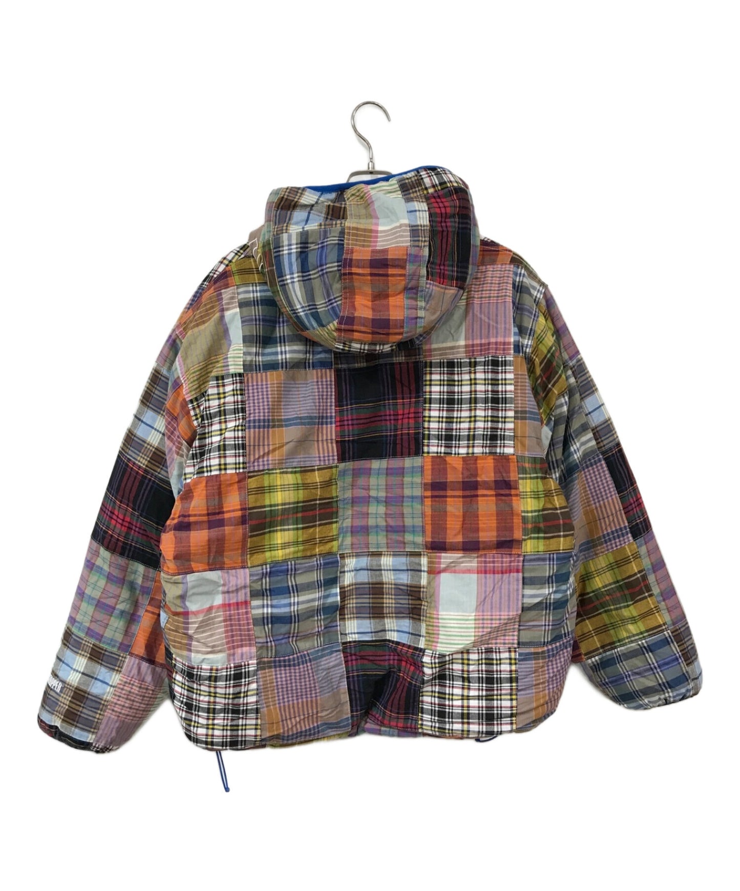 [Pre-owned] SUPREME Madras reversible windstopper puffer jacket