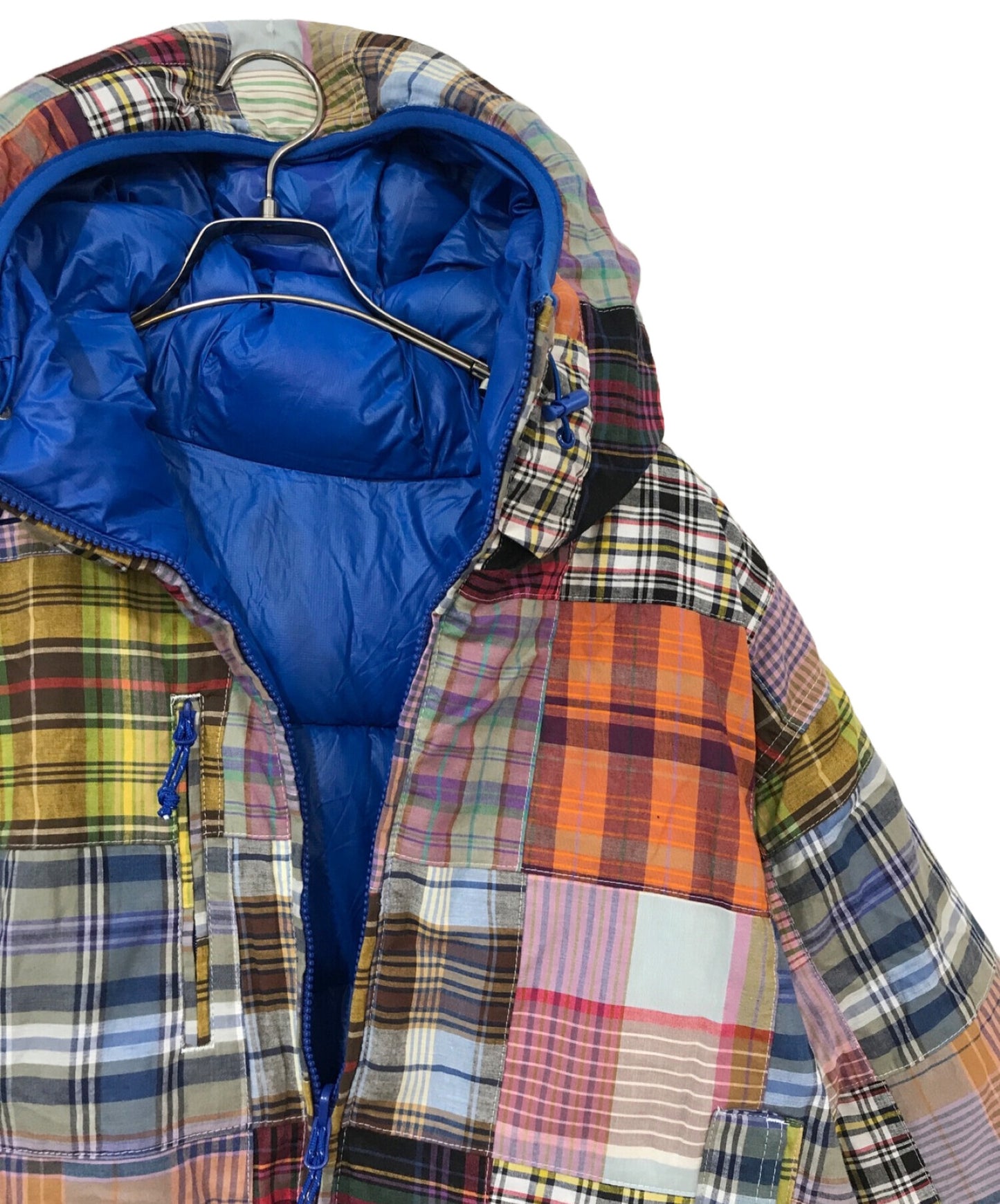 [Pre-owned] SUPREME Madras reversible windstopper puffer jacket