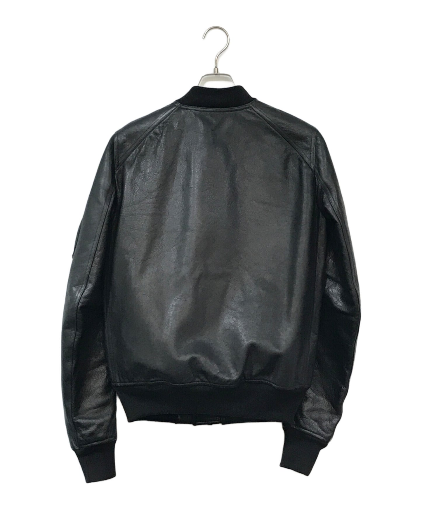 [Pre-owned] RICK OWENS Leather Bomber Jacket RU16S3775-LCW