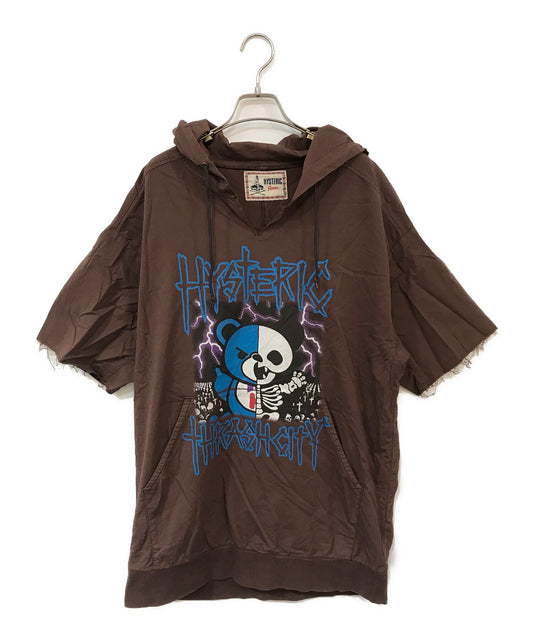 [Pre-owned] Hysteric Glamour HYS THRASH CITY Oversized Hooded Pullover 01211AO05