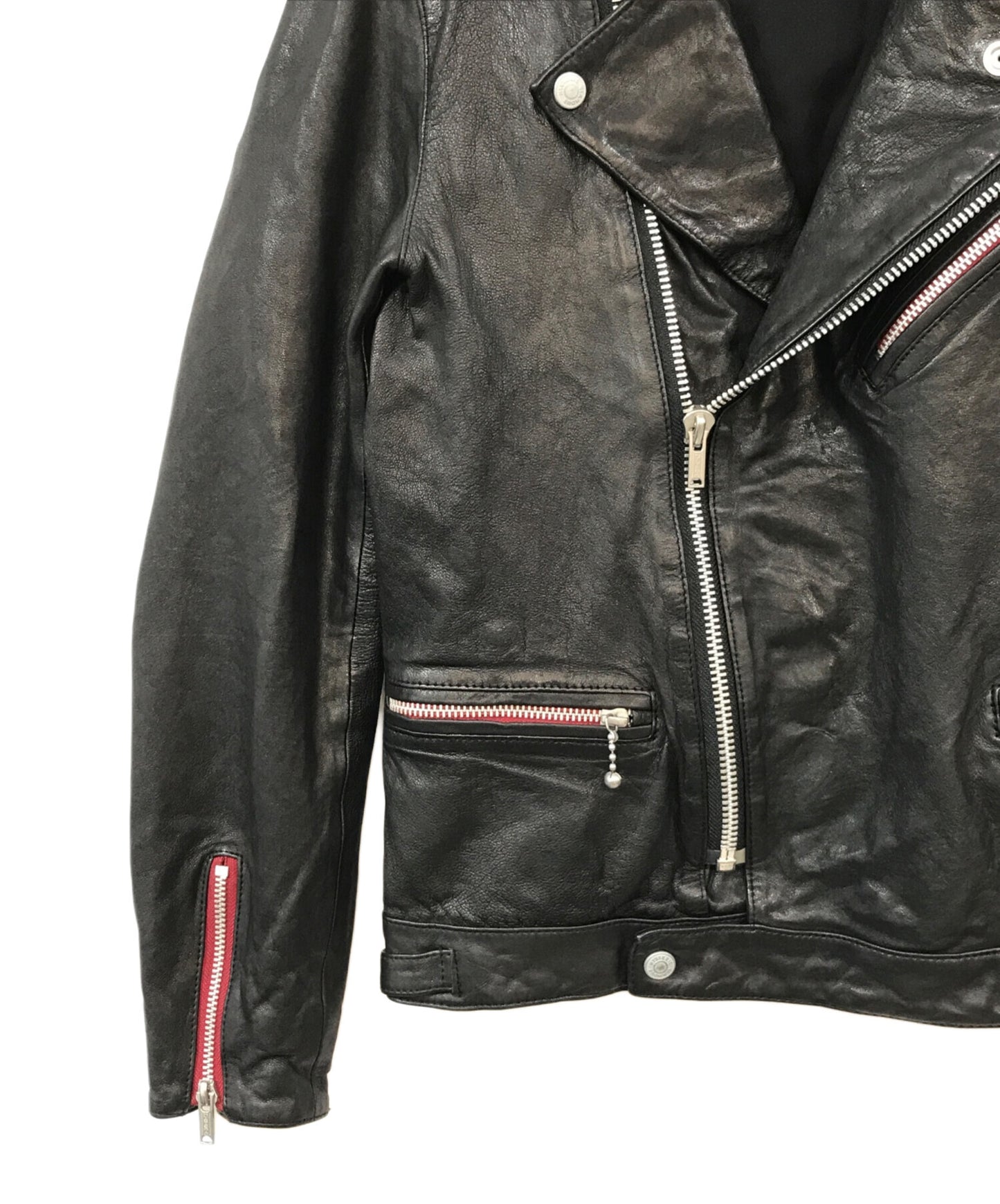 [Pre-owned] Hysteric Glamour Lamb Leather Double Riders Jacket 0203LB01