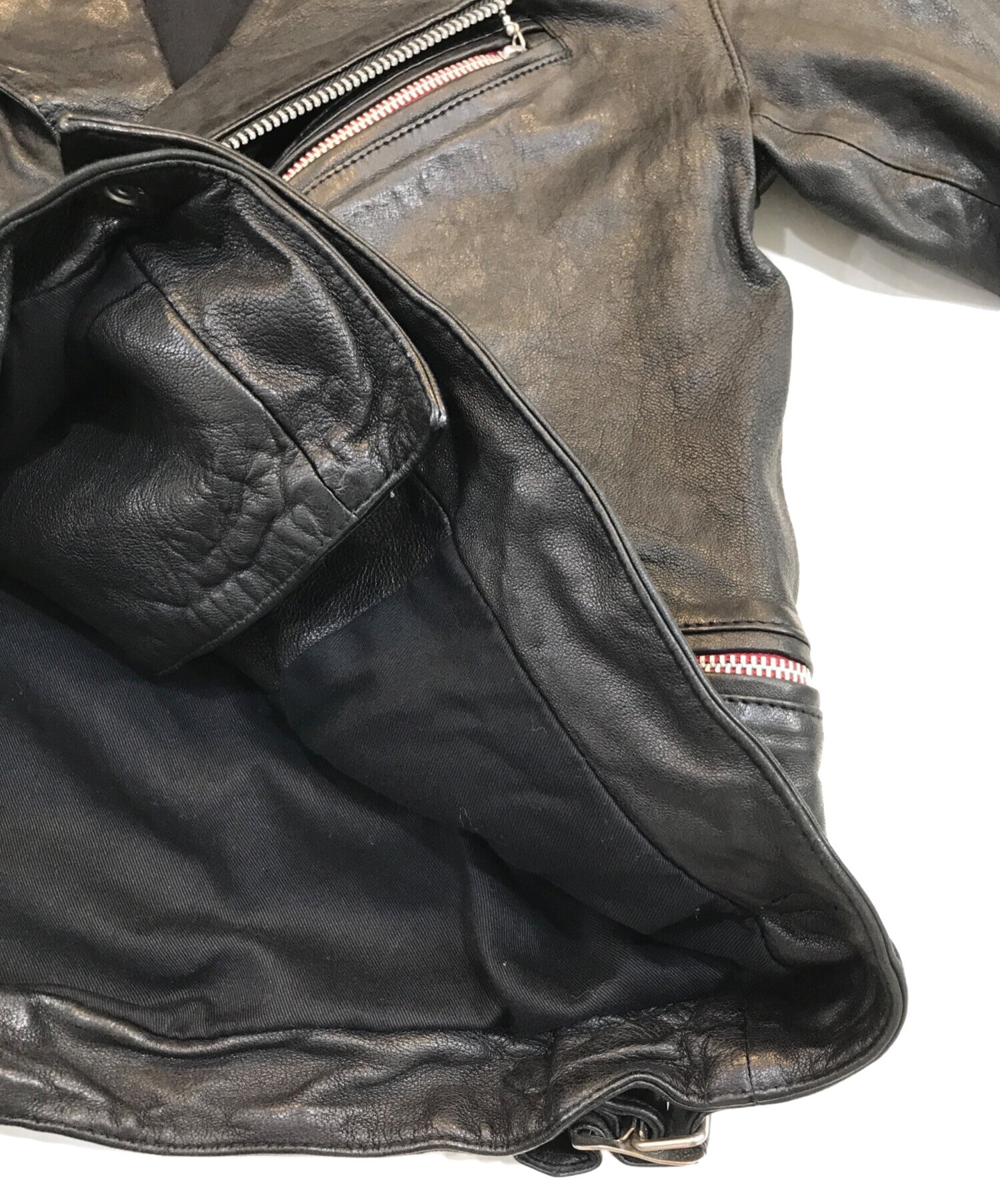archive 90s lambs leather ボンバージャケット 90s Archive Lamb Leather Blouson Bomber Jacket Short Length