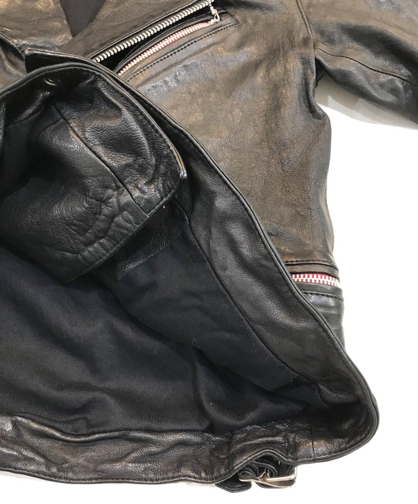 [Pre-owned] Hysteric Glamour Lamb Leather Double Riders Jacket 0203LB01