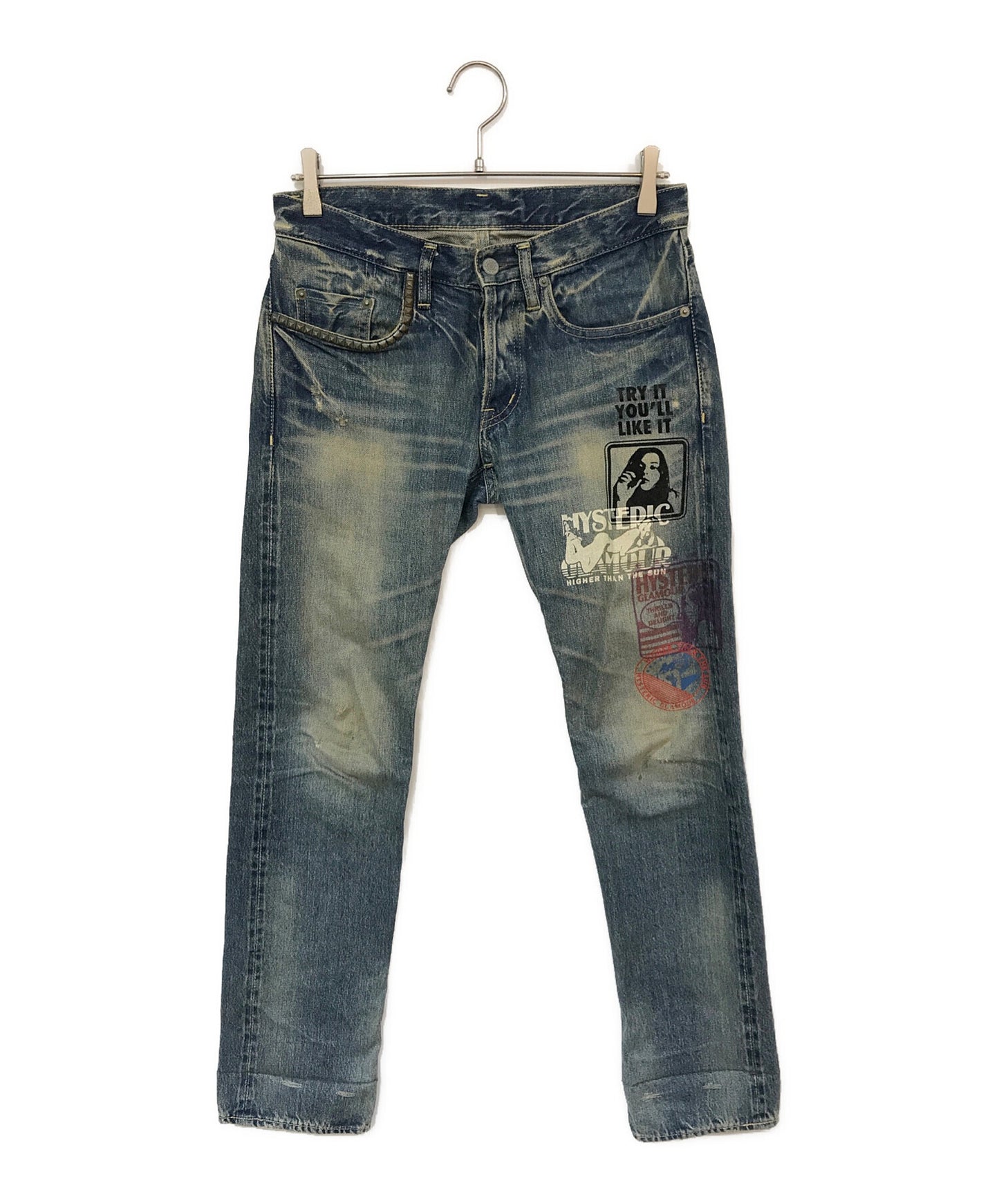 [Pre-owned] Hysteric Glamour TRY IT YOU LIKE I Skinny denim pants 0214AP06