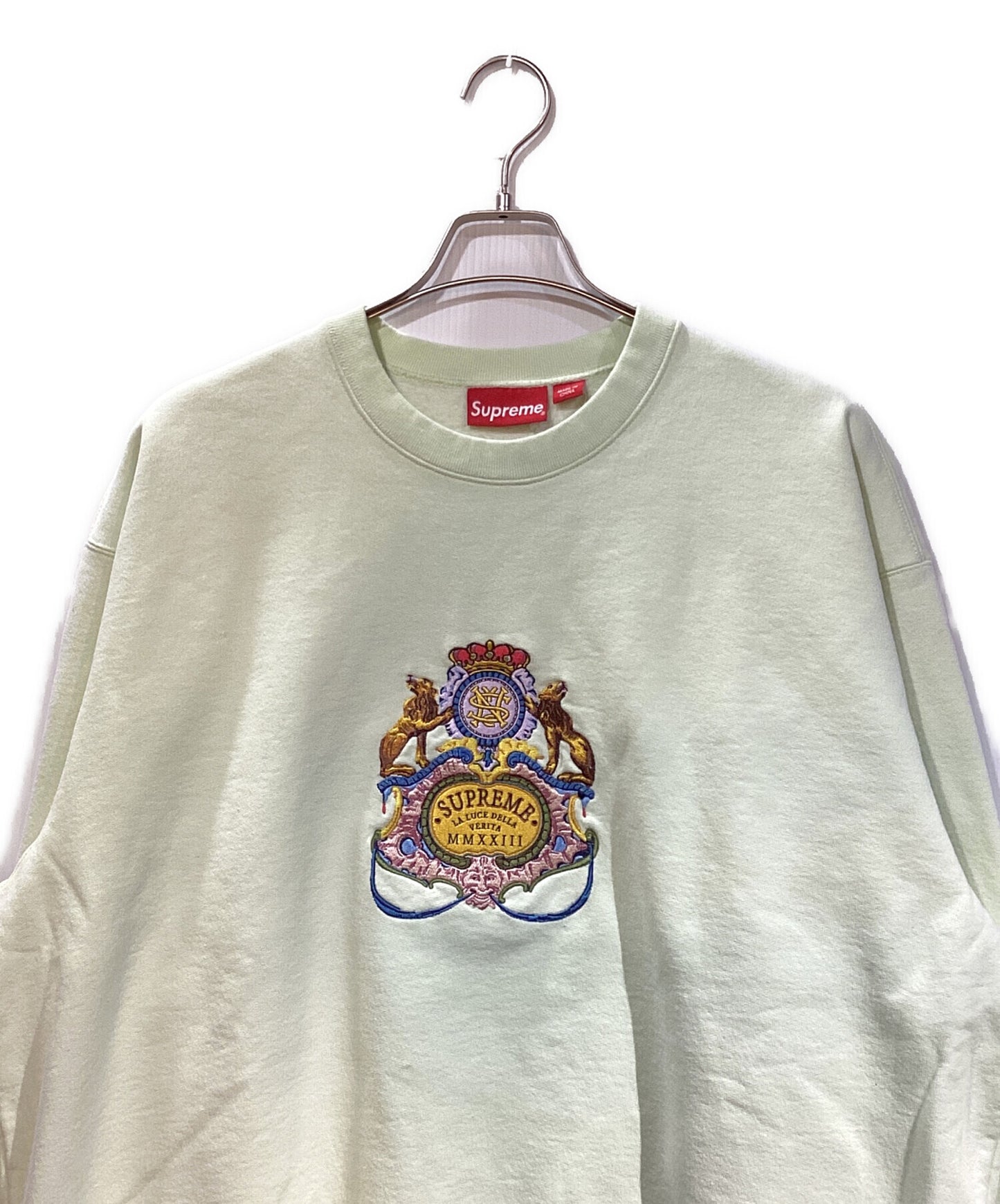[Pre-owned] SUPREME Crest Crewneck