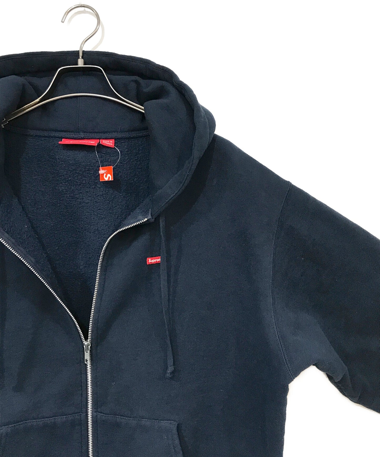 [Pre-owned] SUPREME Small Box Zip Up Hooded Sweatshirt