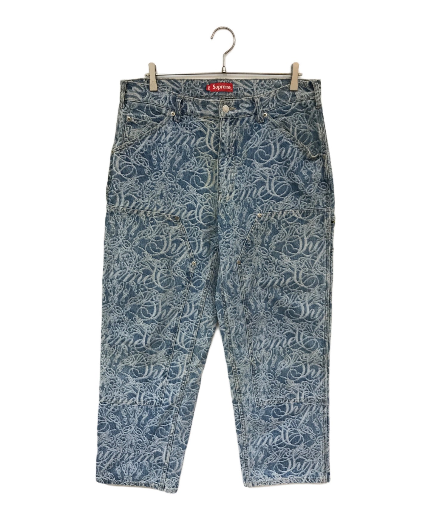 [Pre-owned] SUPREME SCRIPT JACQUARD DOUBLE KNEE PAINTER PANT