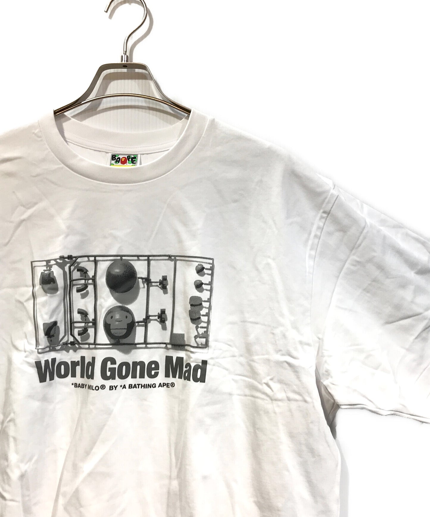 [Pre-owned] A BATHING APE BABY MILO FIGURE RELAXED FIT TEE 2K80110304