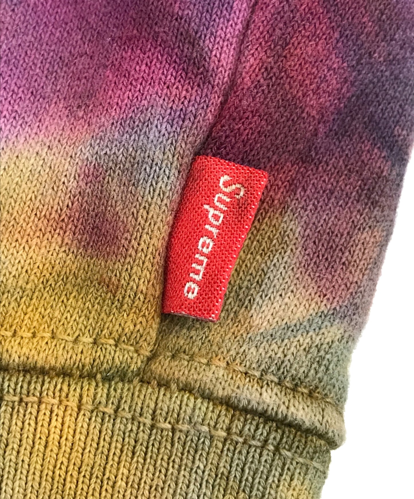 [Pre-owned] SUPREME Overdyed Small Box Zip Up Hooded Sweatshirt