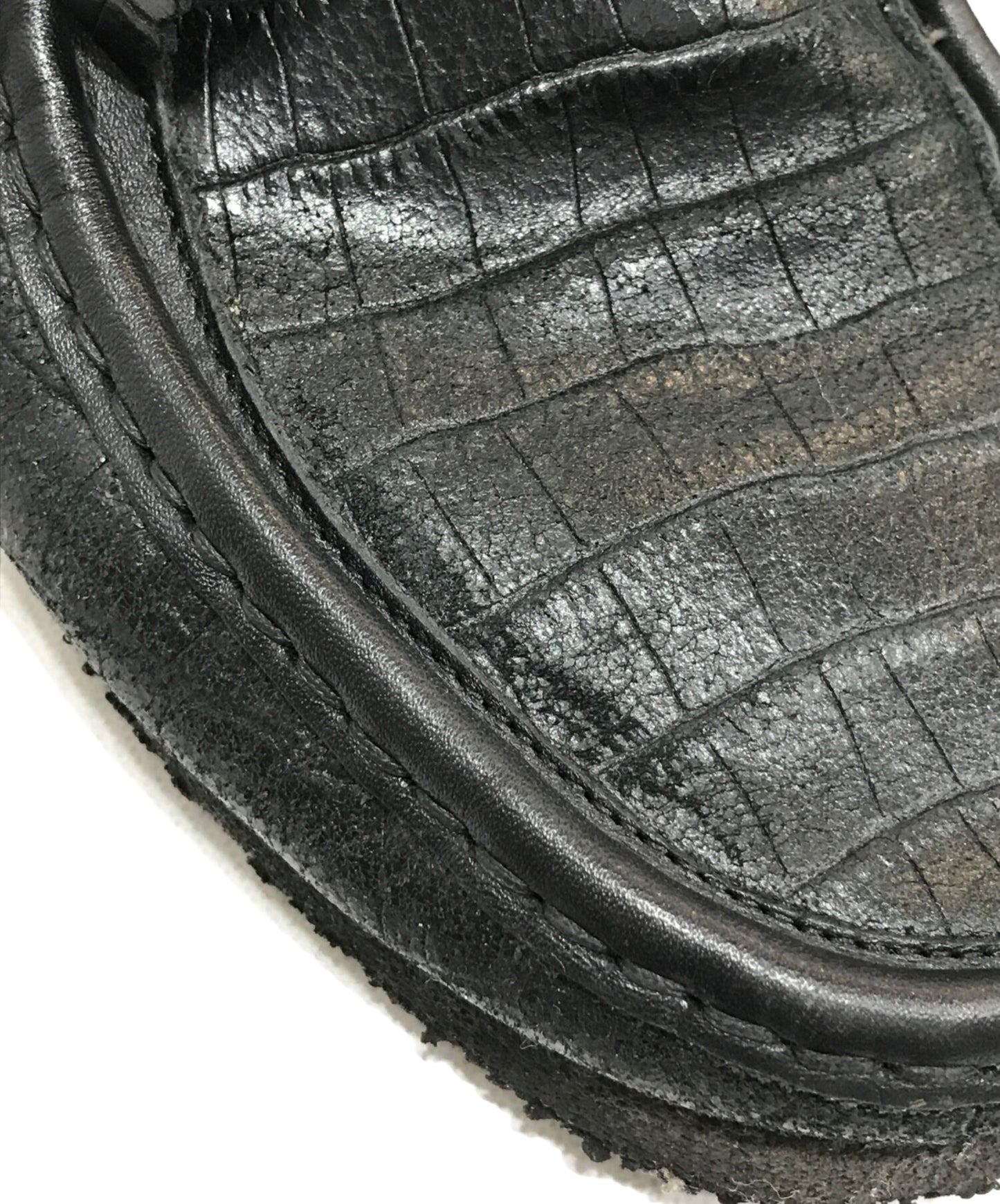 [Pre-owned] WACKO MARIA CROCODILE EMBOSSED LEATHER WALLABEE 261740597080