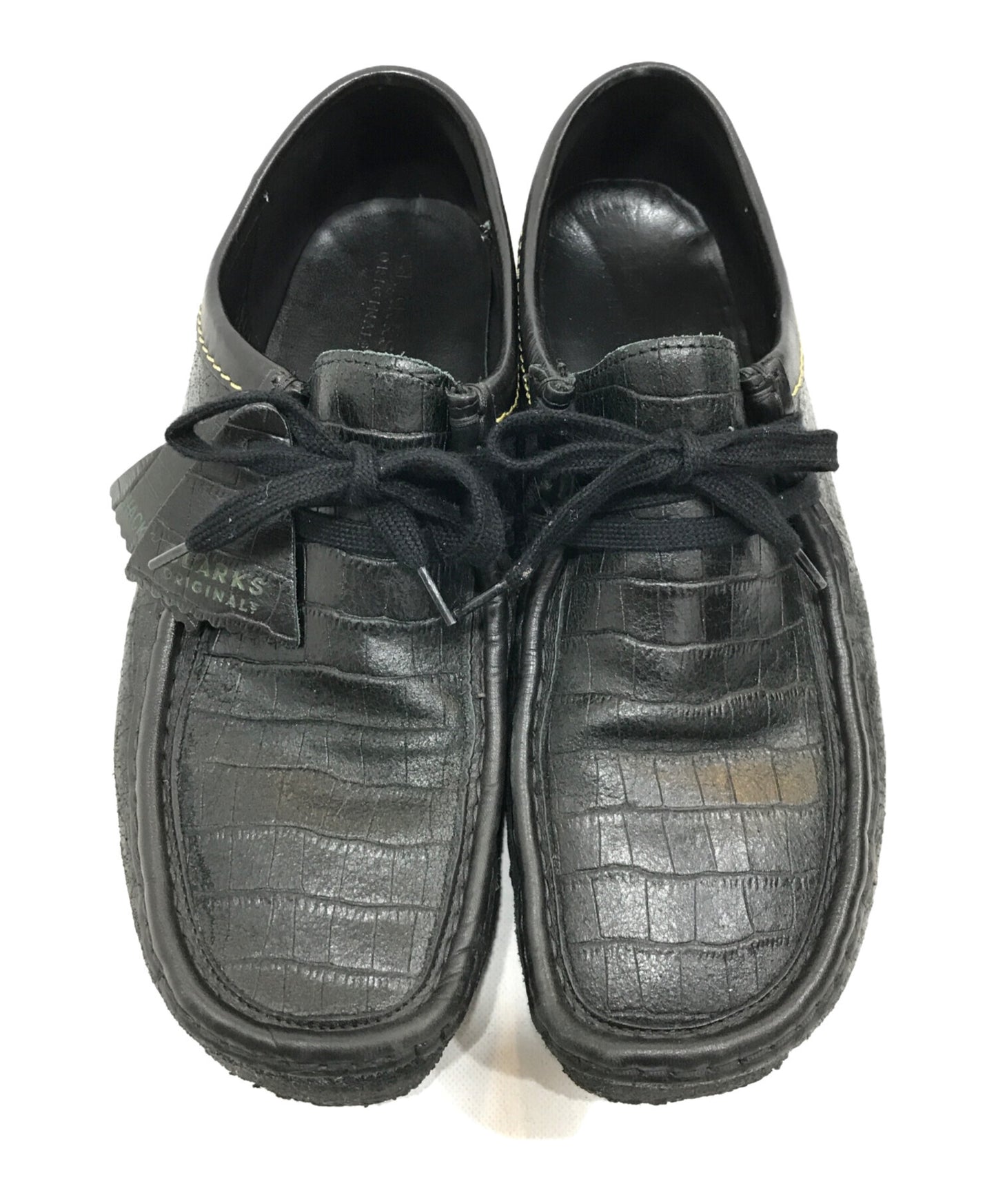 [Pre-owned] WACKO MARIA CROCODILE EMBOSSED LEATHER WALLABEE 261740597080