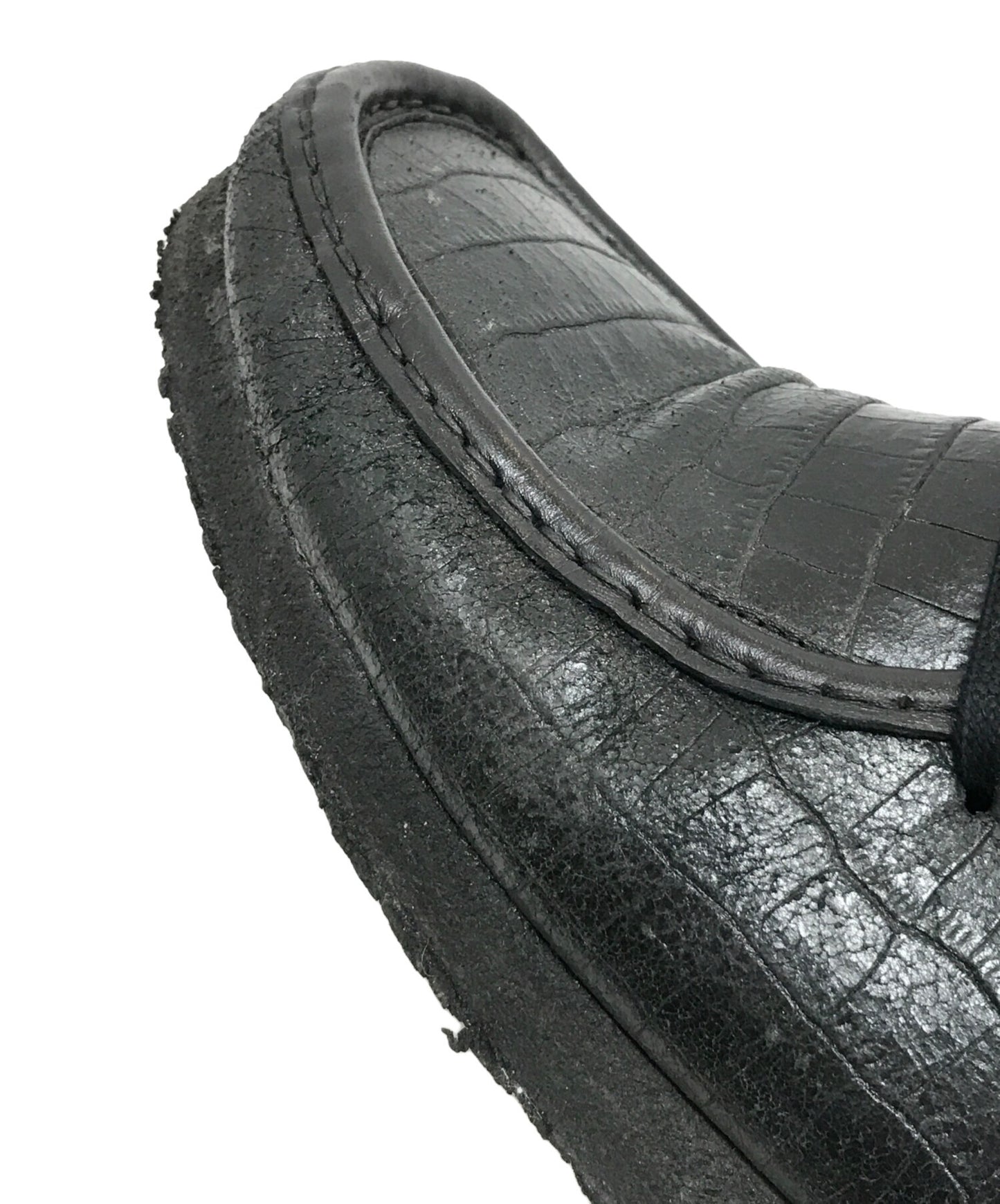 [Pre-owned] WACKO MARIA CROCODILE EMBOSSED LEATHER WALLABEE 261740597080