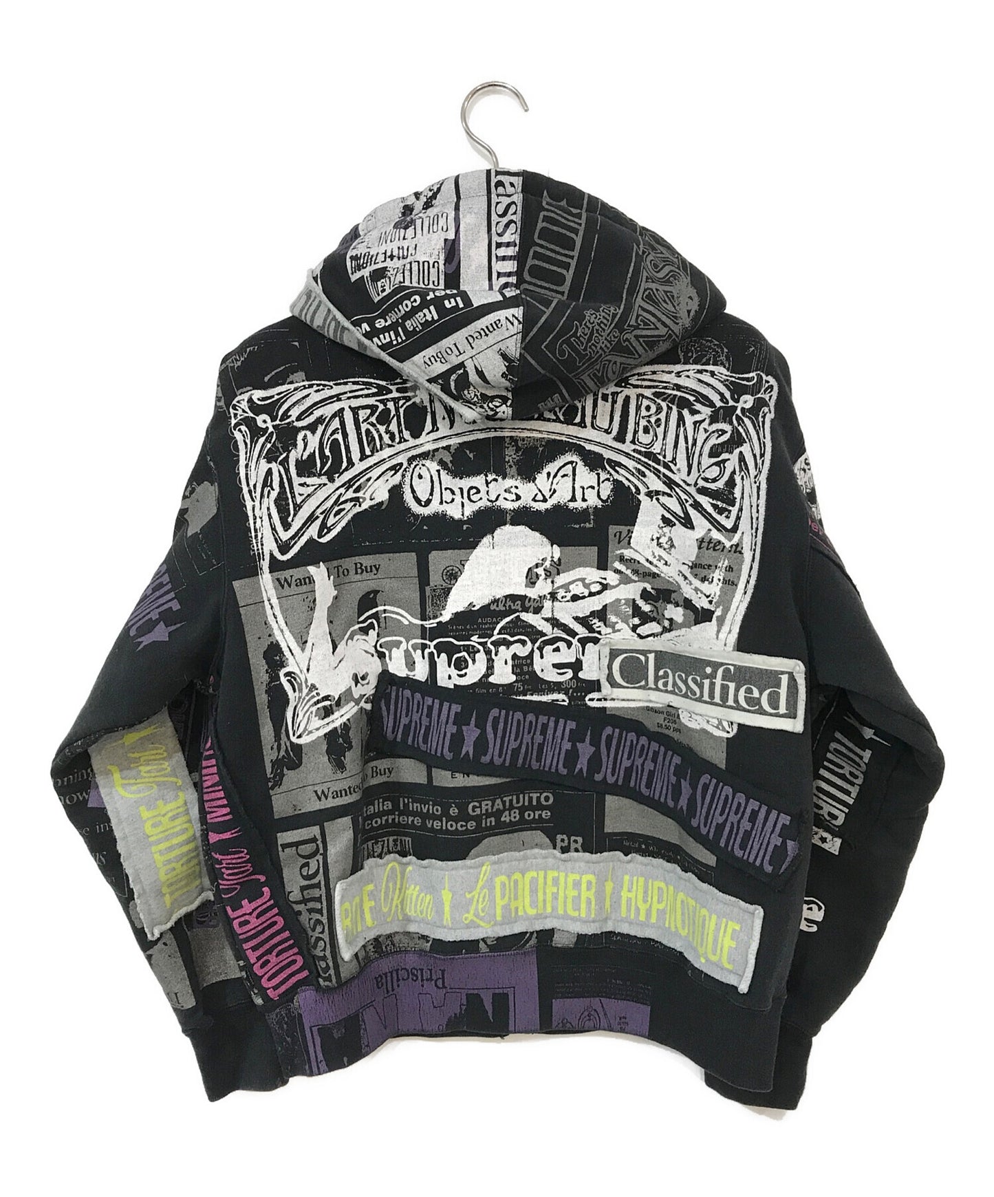 [Pre-owned] SUPREME Collage Zip Up Hooded Sweatshirt