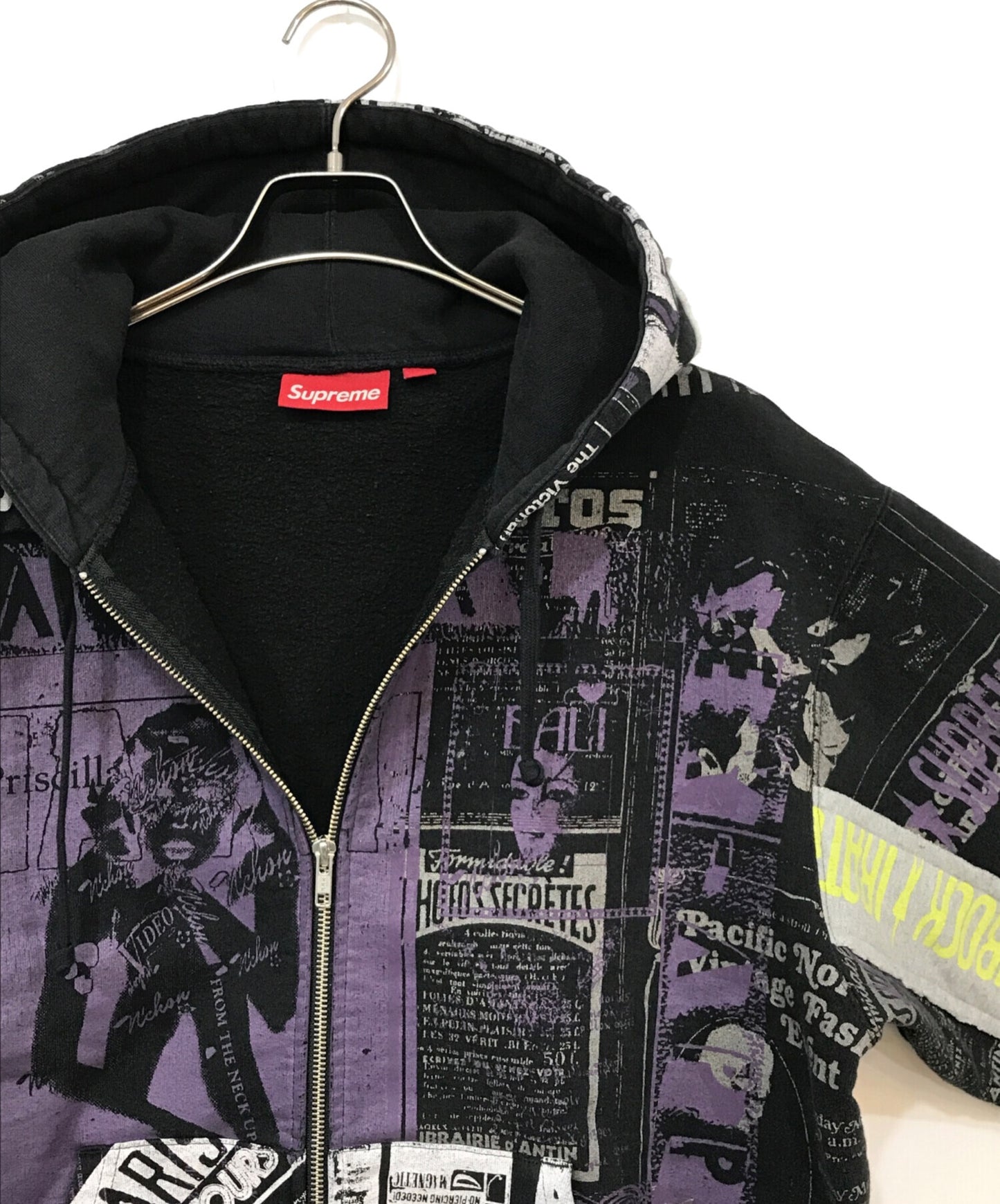 [Pre-owned] SUPREME Collage Zip Up Hooded Sweatshirt