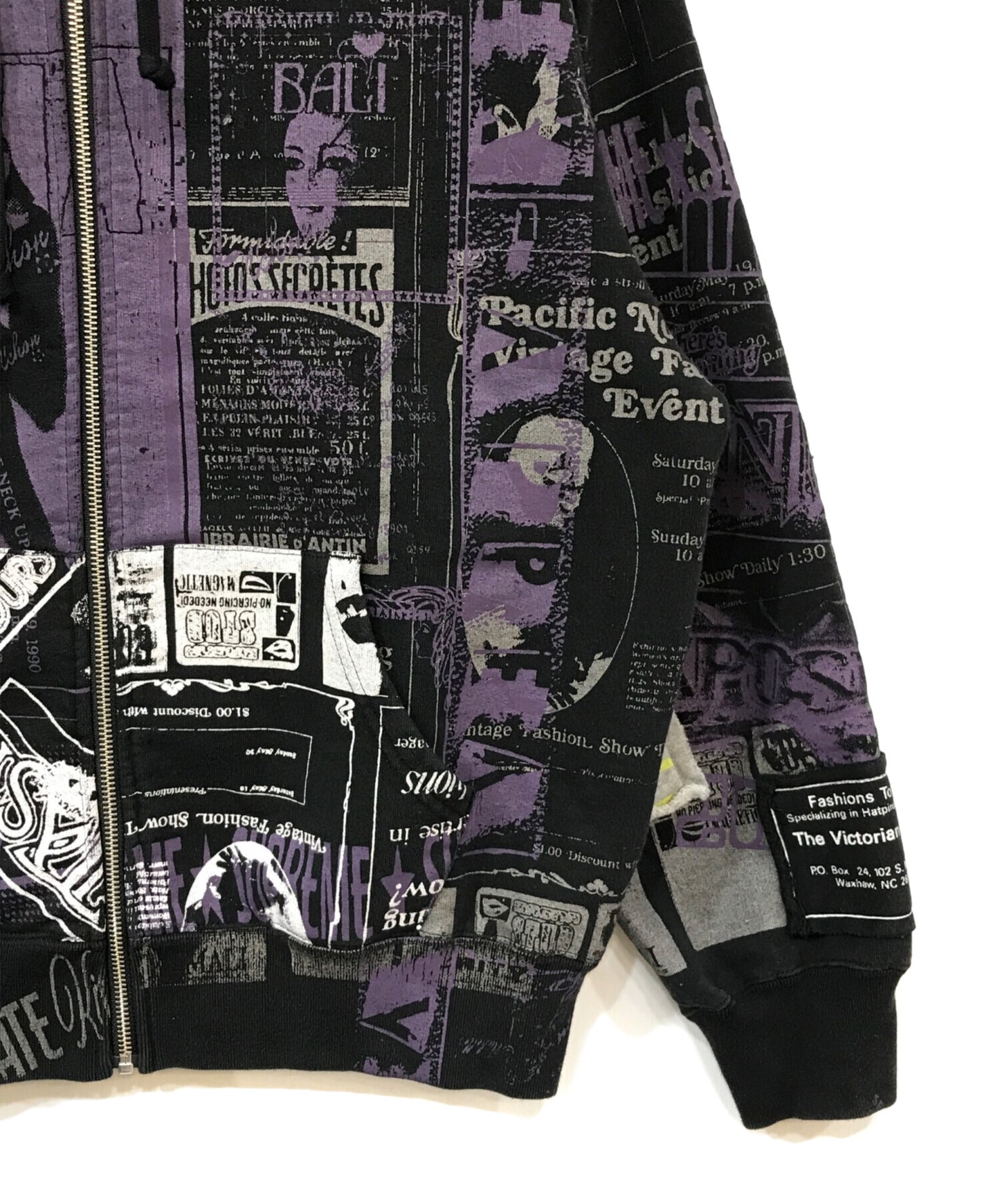 [Pre-owned] SUPREME Collage Zip Up Hooded Sweatshirt