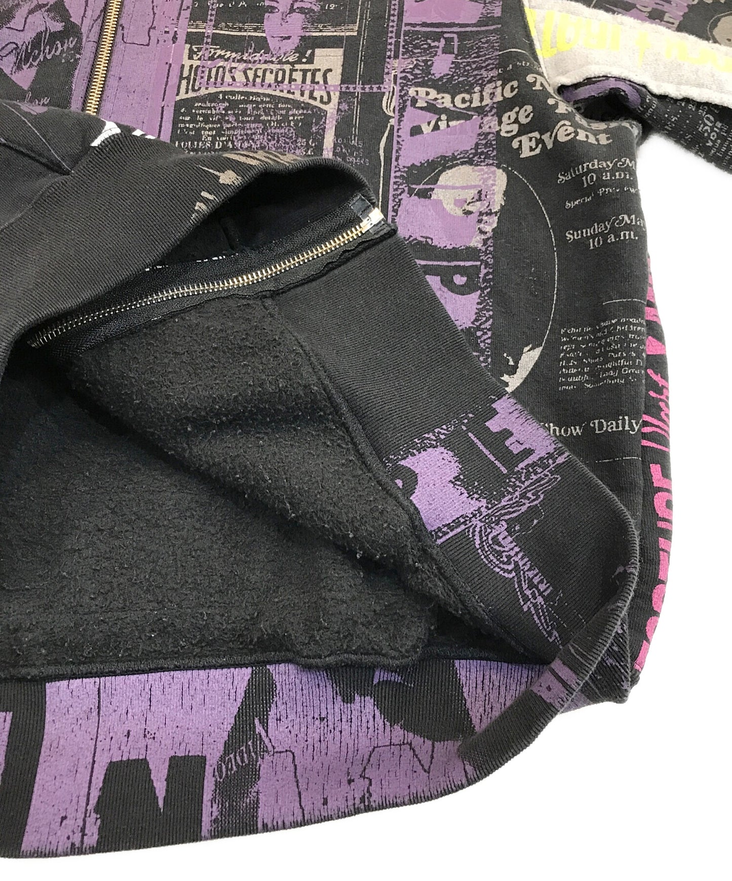 [Pre-owned] SUPREME Collage Zip Up Hooded Sweatshirt