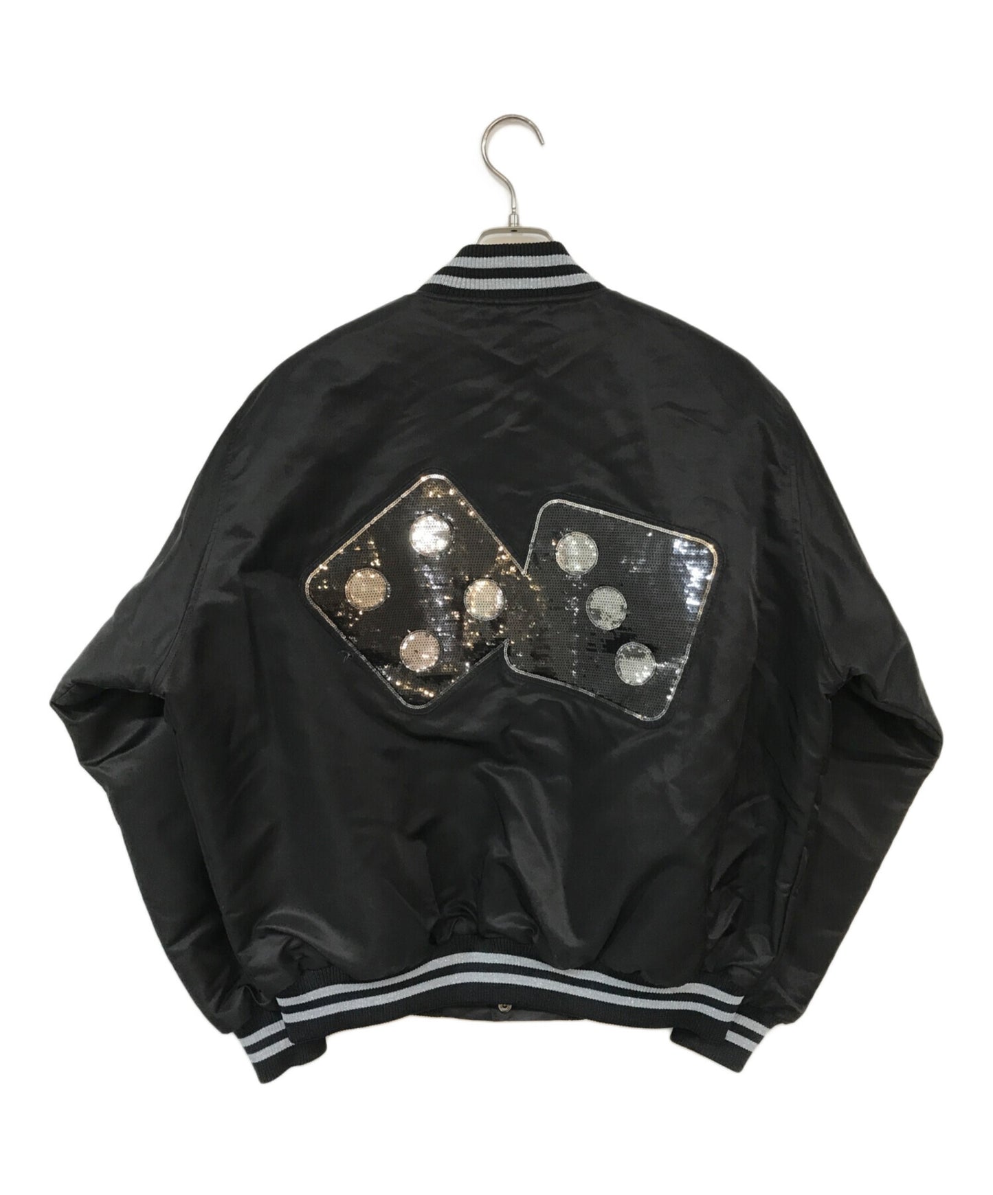 [Pre-owned] stussy Sequins Satin Jacket 115718
