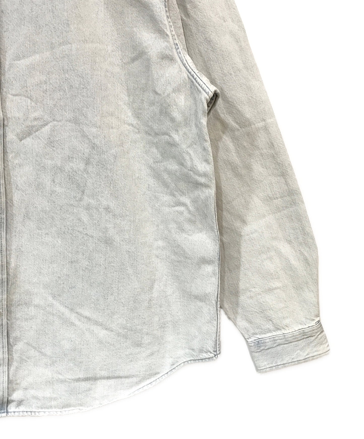 [Pre-owned] SUPREME Small Box Shirt "Washed Denim".