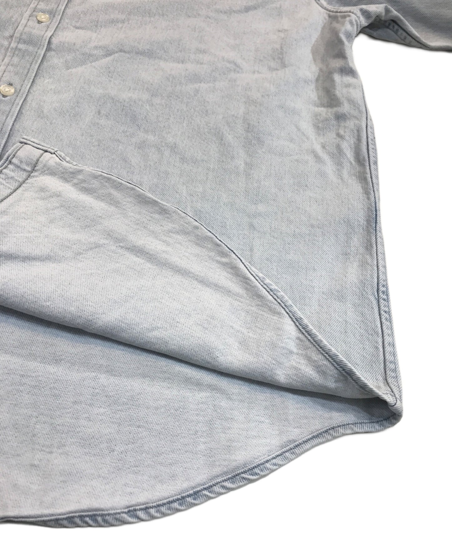 [Pre-owned] SUPREME Small Box Shirt "Washed Denim".