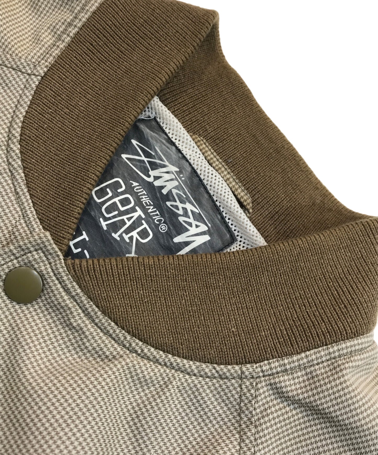 [Pre-owned] stussy Gun Club Check Varsity Jacket Jacket