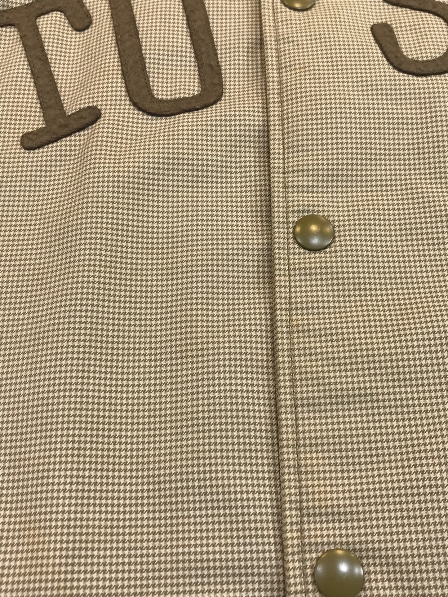 [Pre-owned] stussy Gun Club Check Varsity Jacket Jacket