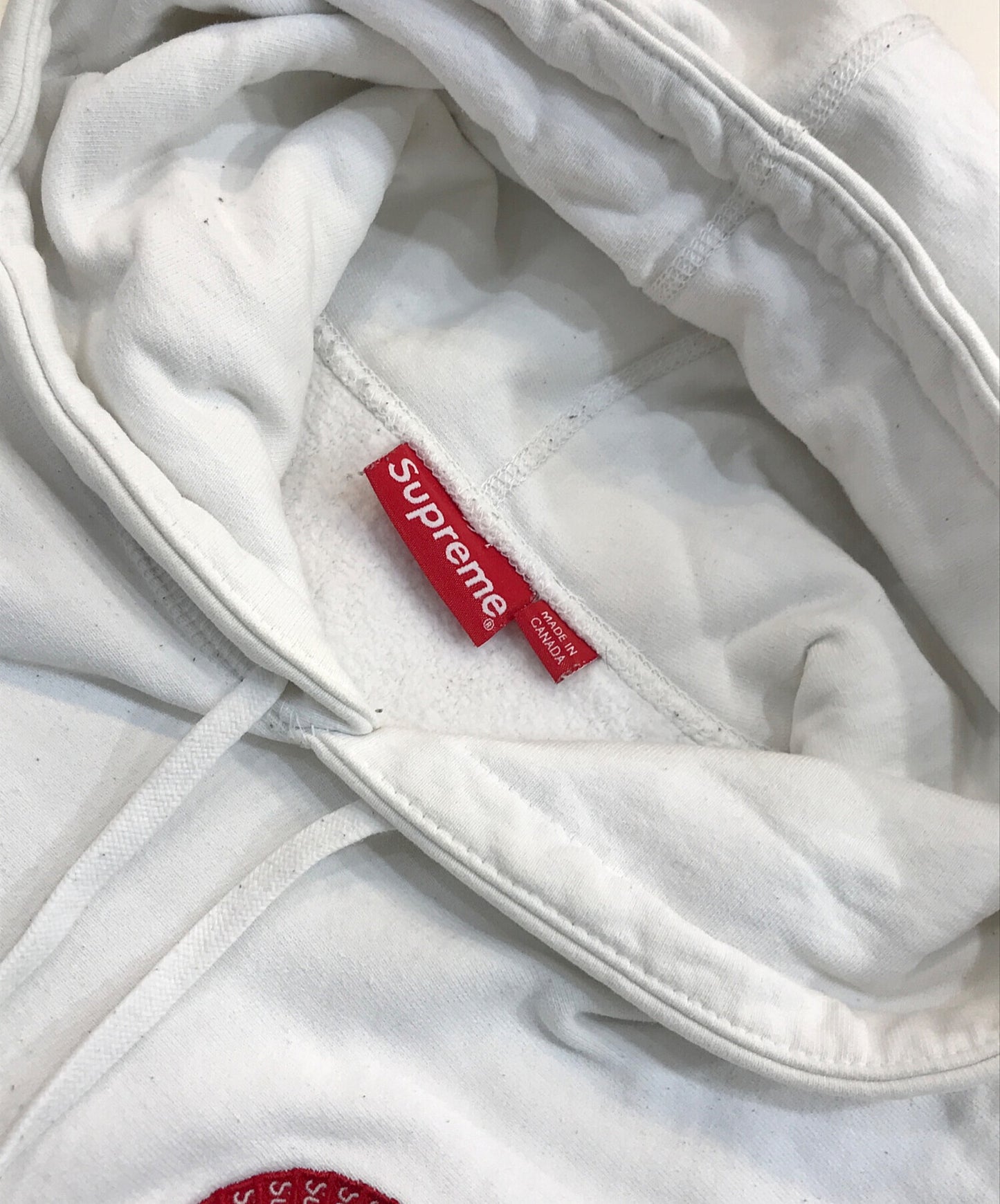 [Pre-owned] SUPREME S Logo Hooded Sweatshirt