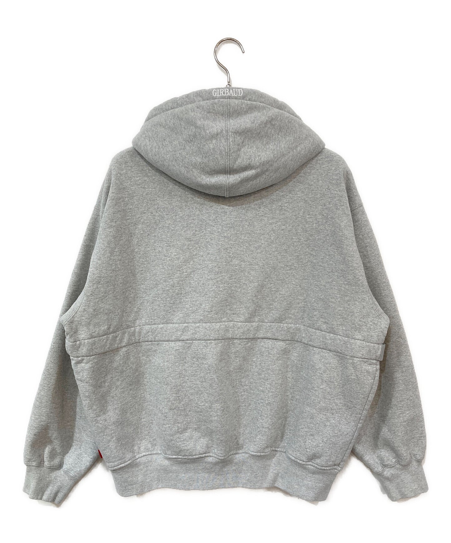 [Pre-owned] SUPREME Zip Up Hooded Sweatshirt "Heather Grey"