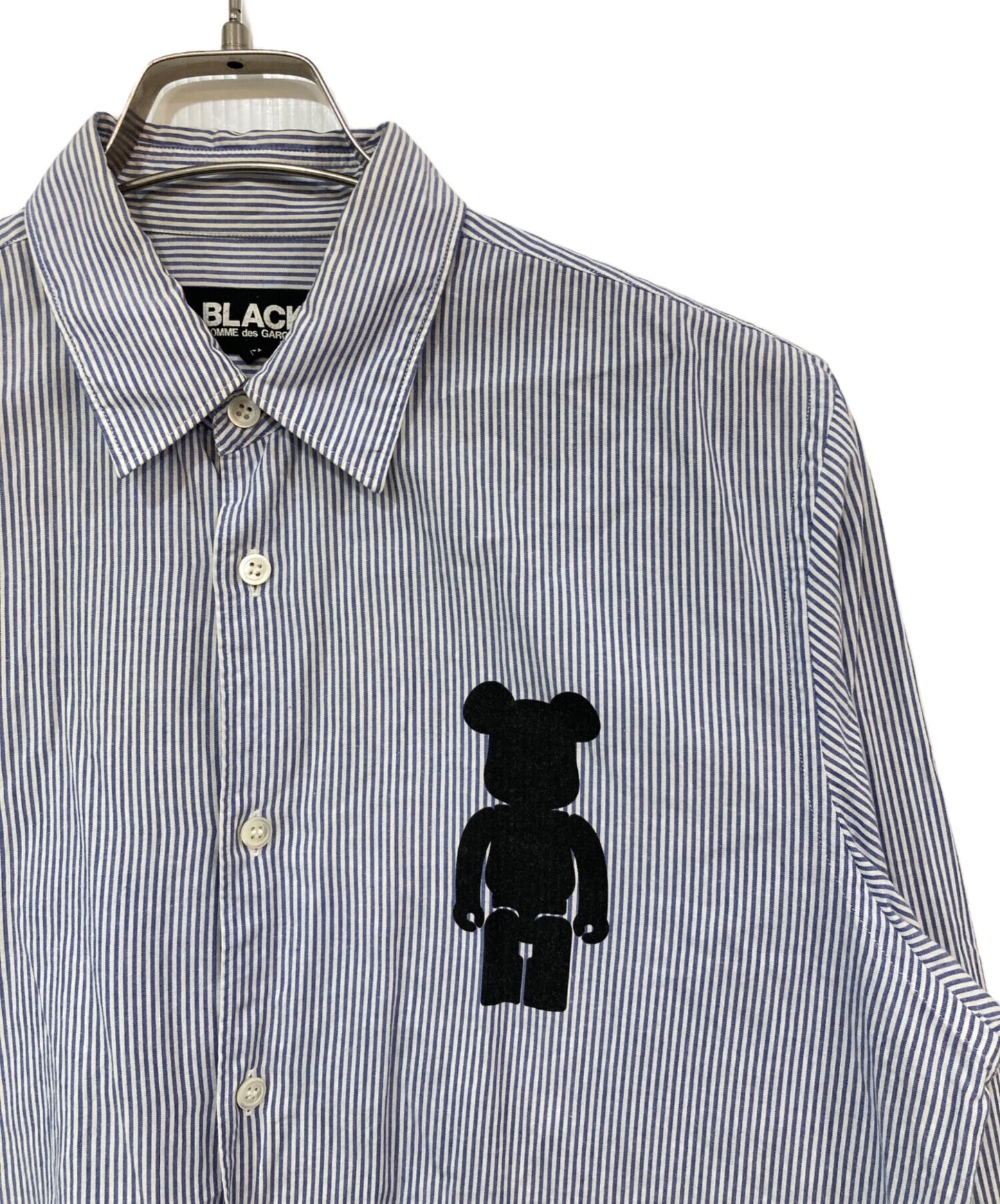 [Pre-owned] BLACK COMME des GARCONS Bearbrick Stripe Shirt IC-B003