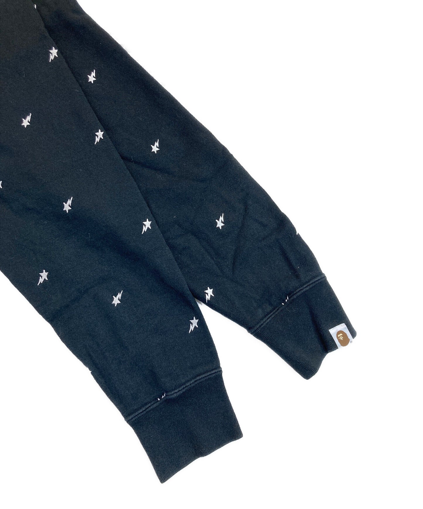 [Pre-owned] A BATHING APE Star Embroidery Zip Hoodie