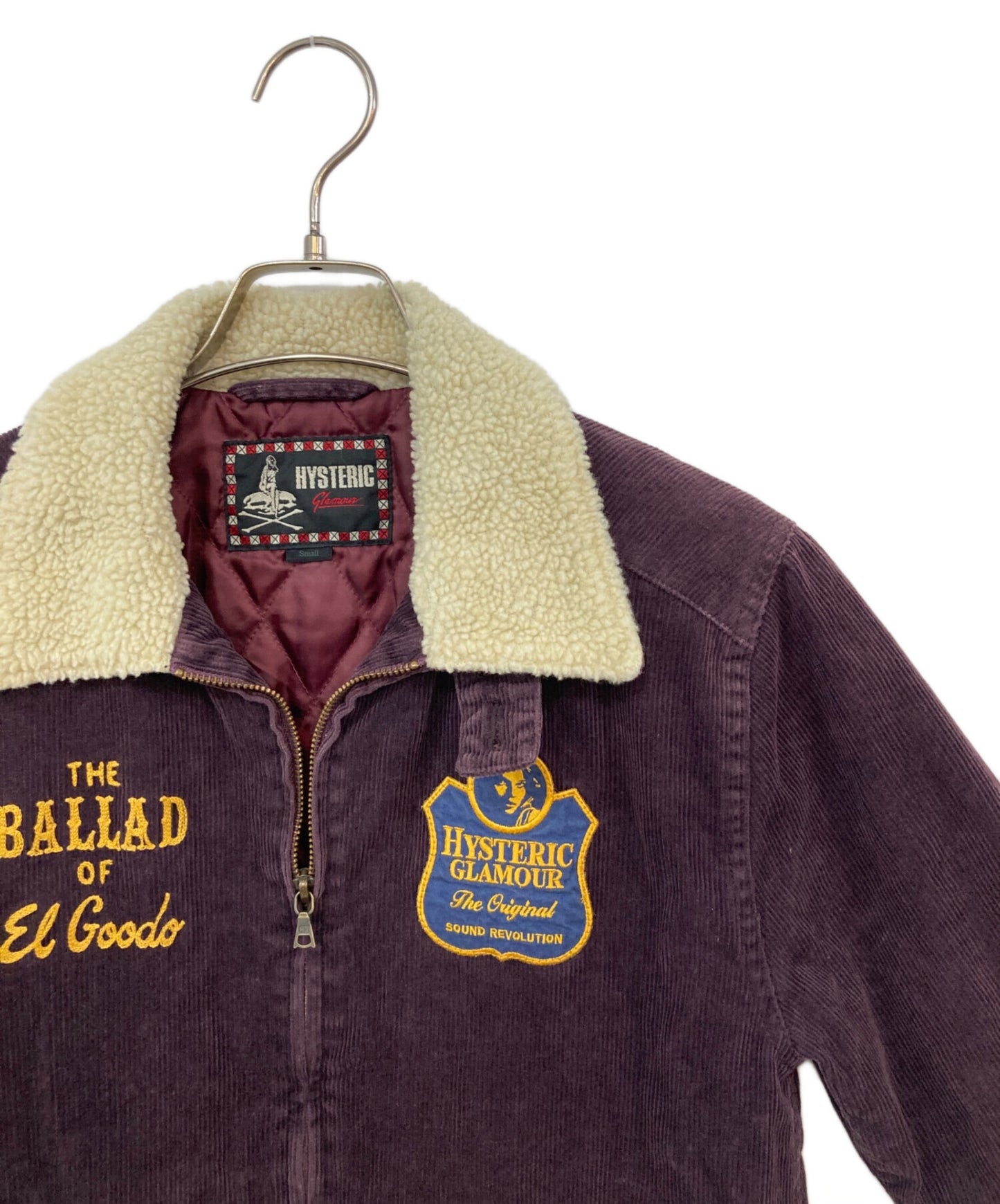 [Pre-owned] Hysteric Glamour 00'S Collar Boa Corduroy Quilted Jacket 0224AB06