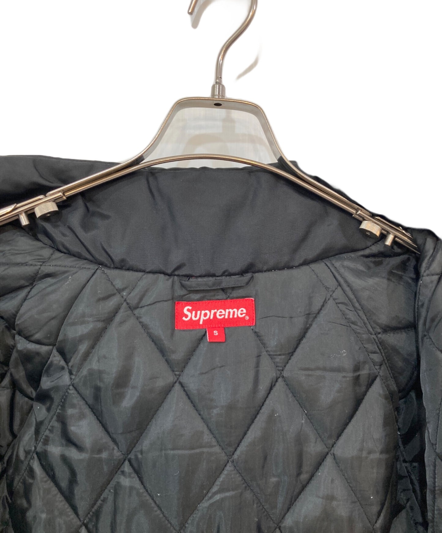[Pre-owned] SUPREME sports piping puffy jacket