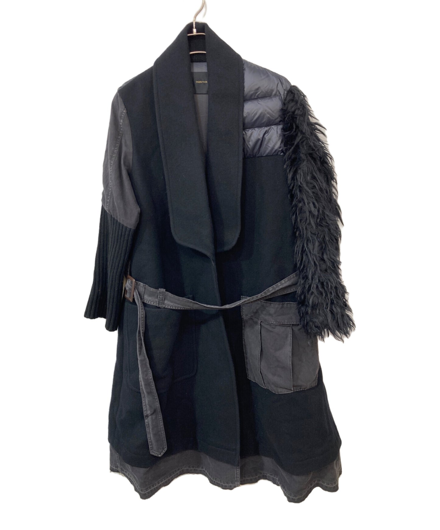 [Pre-owned] UNDERCOVER Mix coat of different materials UCR1304